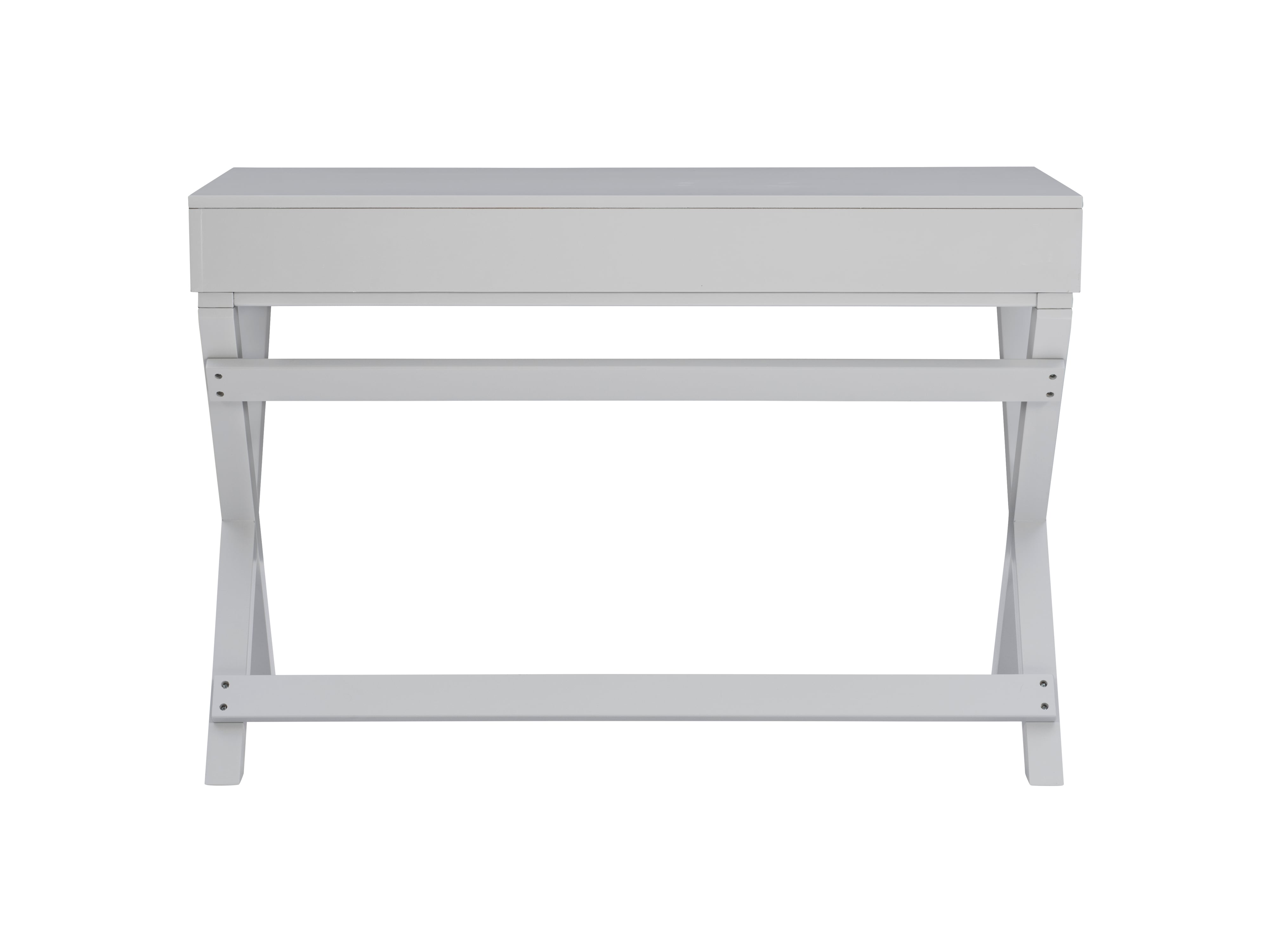 Grey 2-Drawer Writing Desk