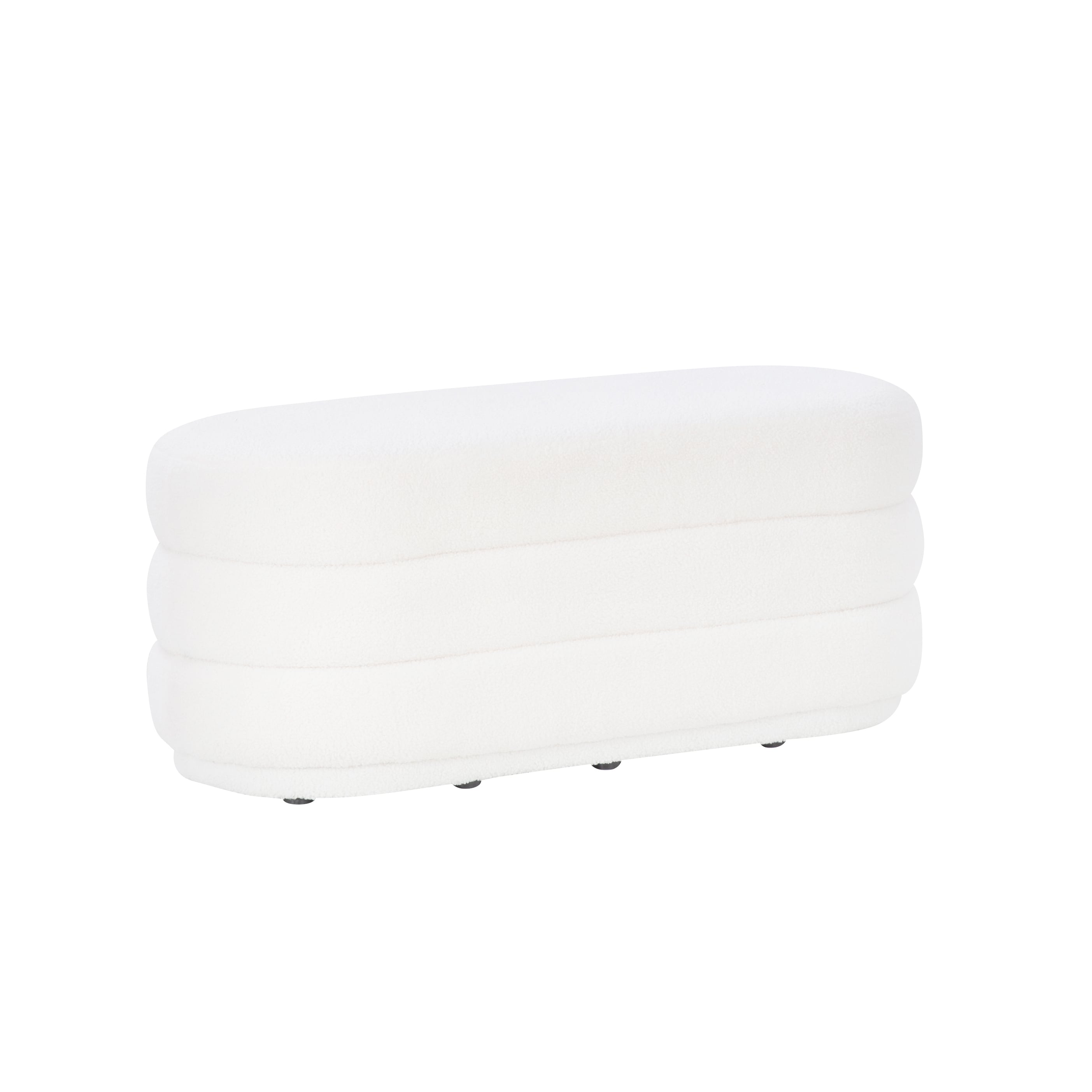 Upholstered Oblong Ottoman