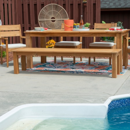 Outdoor Dining Bench