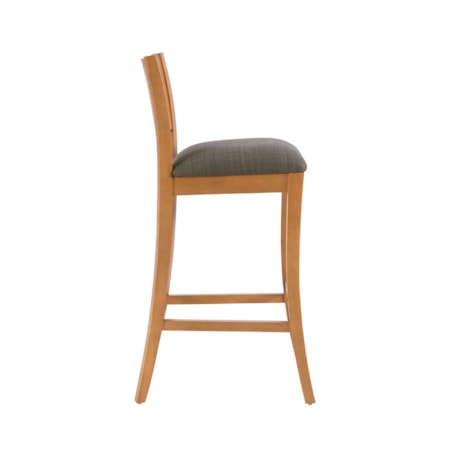 Barstool with Upholstered Seat- Set of 2