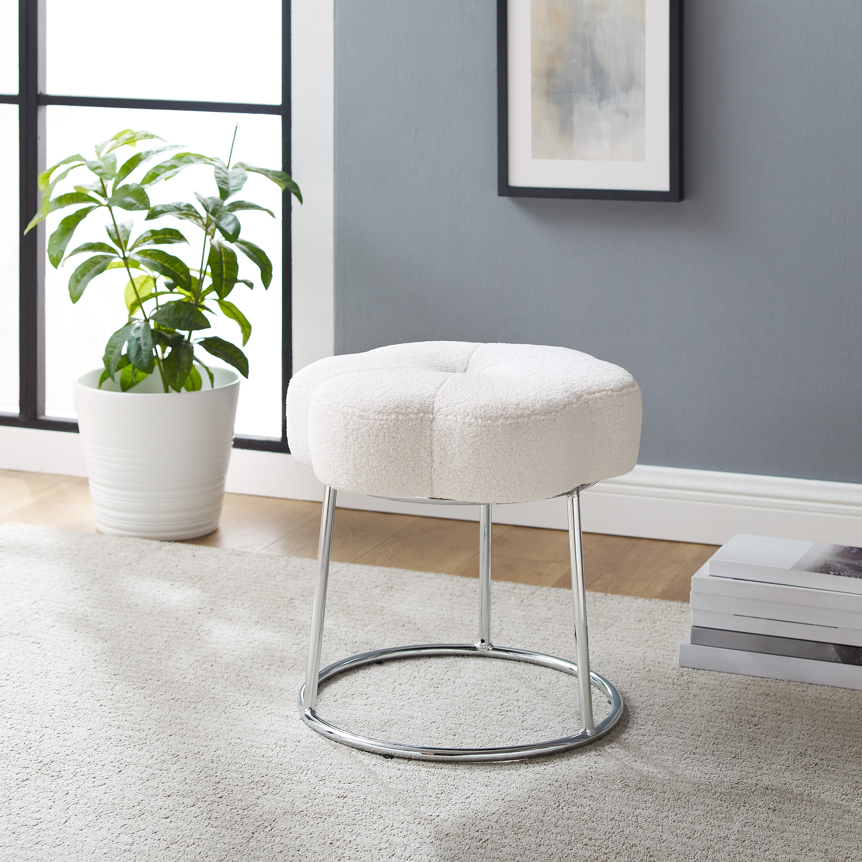 Vanity Flower Stool
