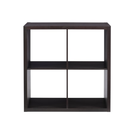 Espresso Storage Cabinet with Shelving