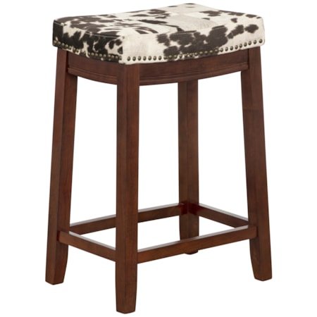 Brown Cow Counter Stool