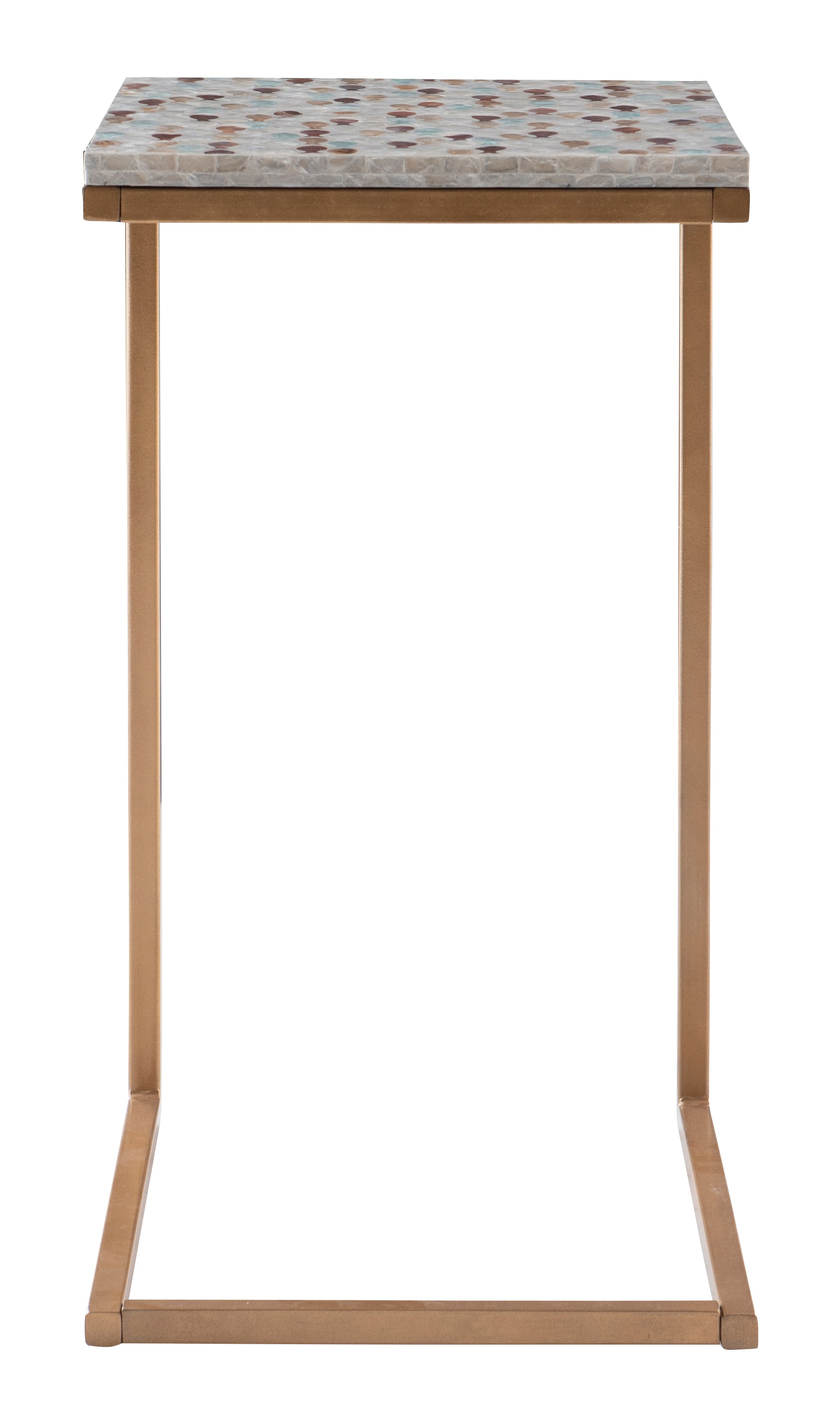  C-Shaped Accent Table 