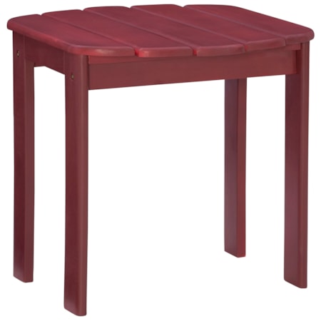 Adirondack End Table Red
