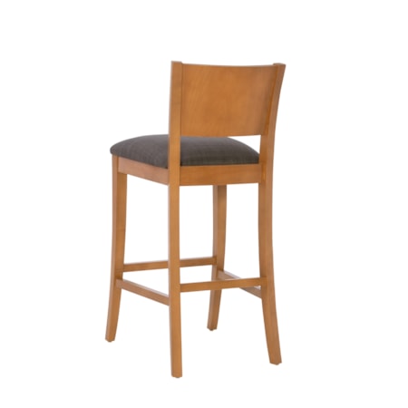 Barstool with Upholstered Seat- Set of 2