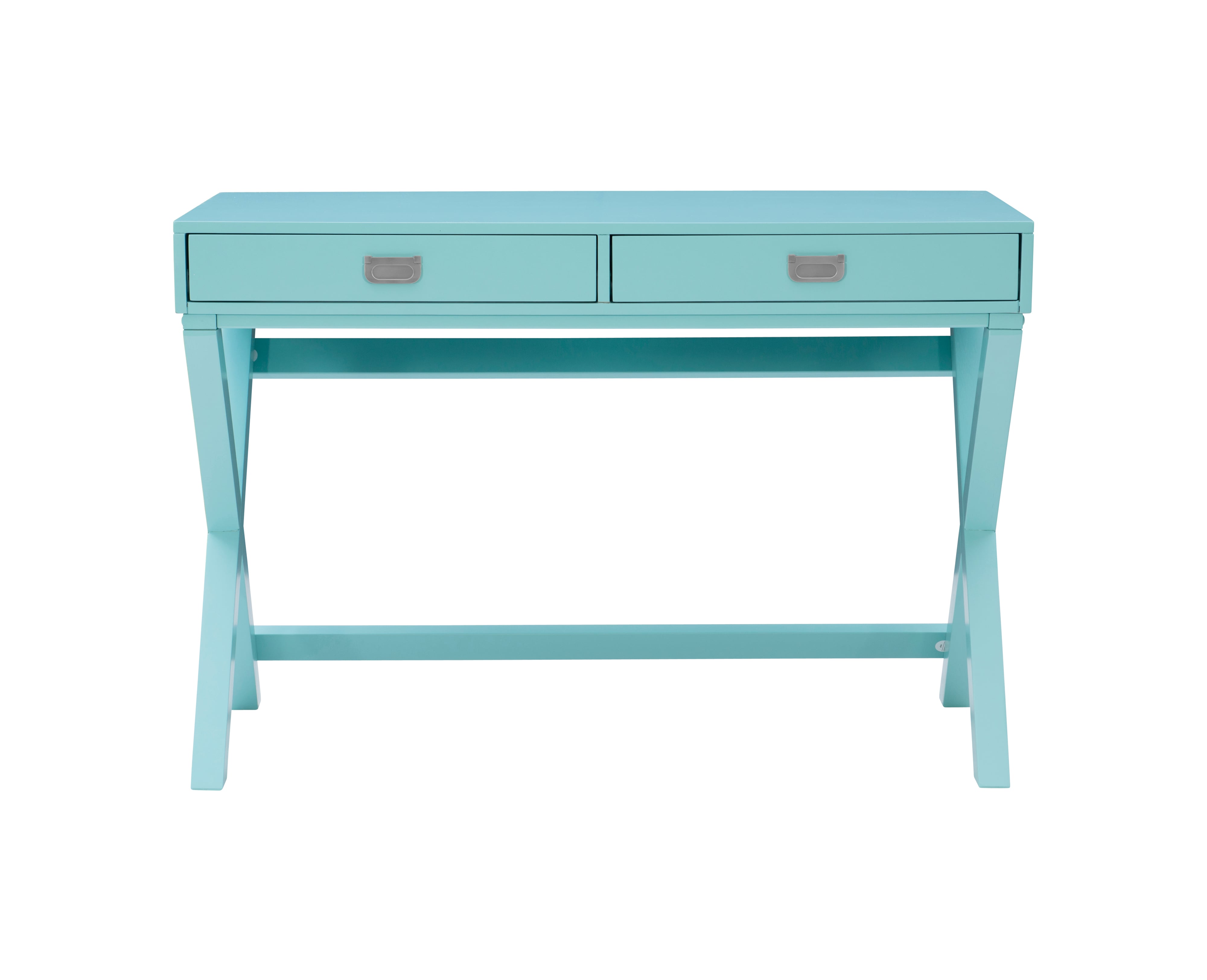 Blue 2-Drawer Writing Desk