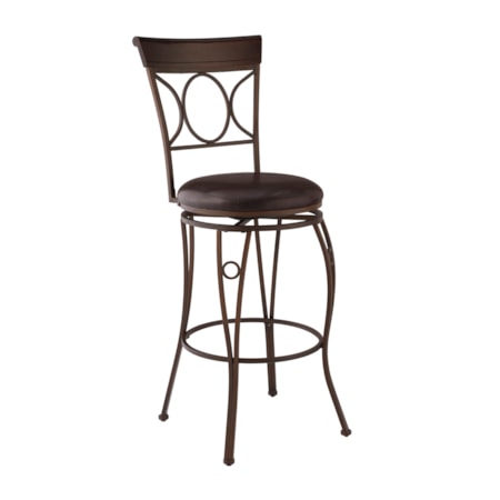 30&quot; Circles Back Bar Stool