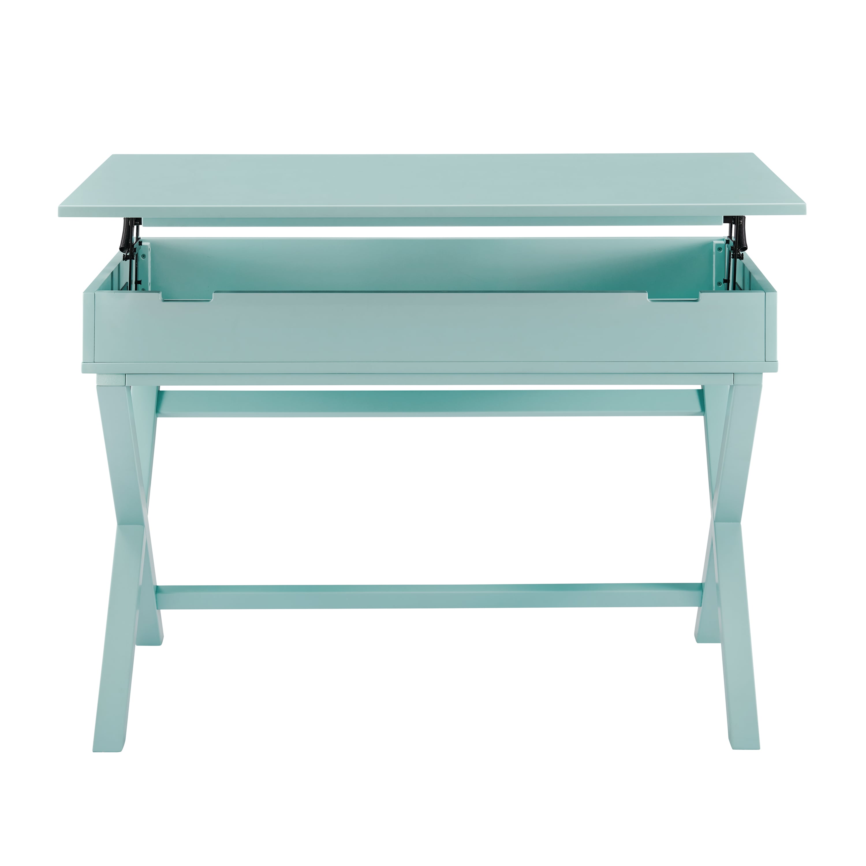  Turquoise Lift-Top Writing Desk