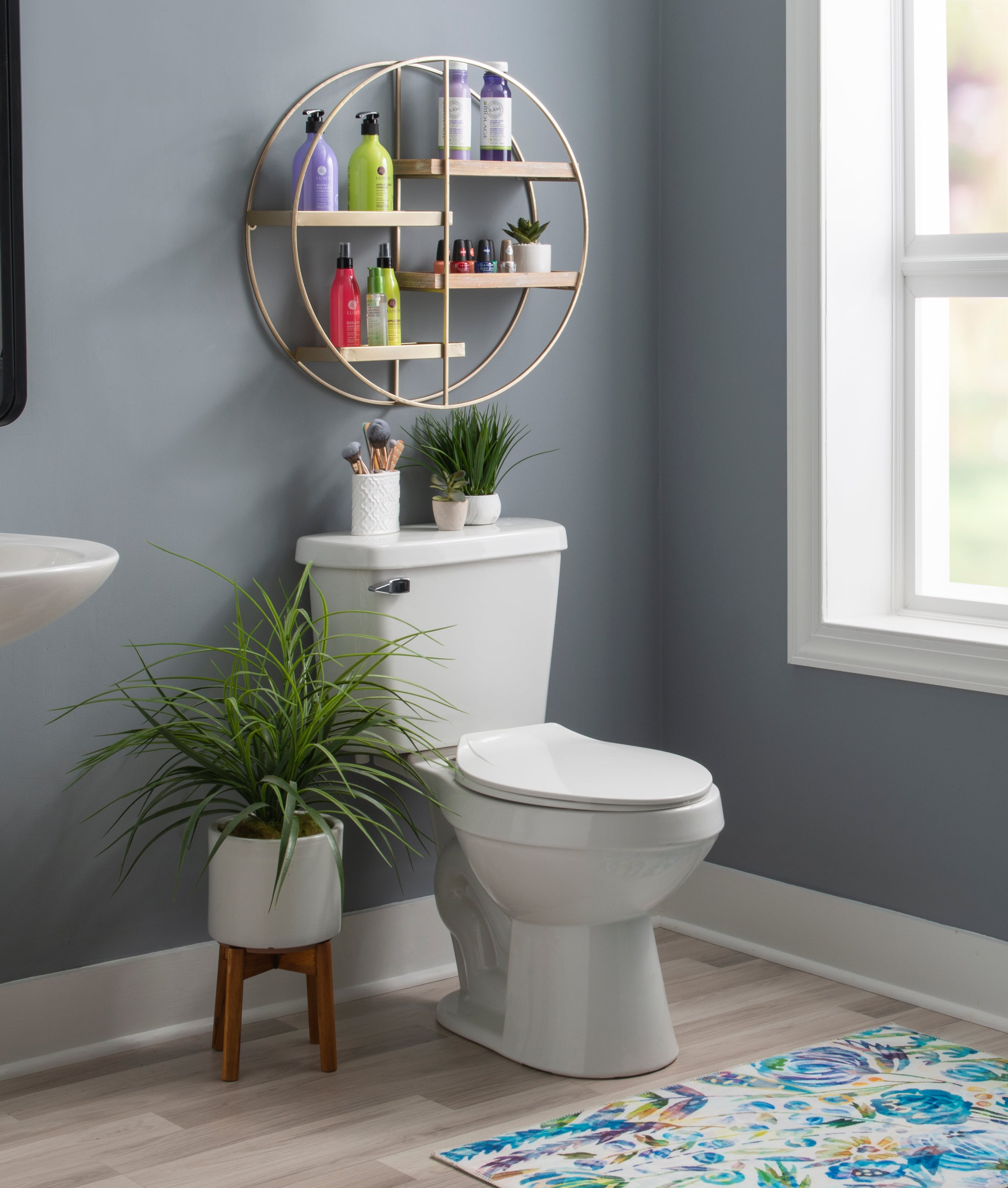 Linon Lindell 4-Shelf Wall Storage