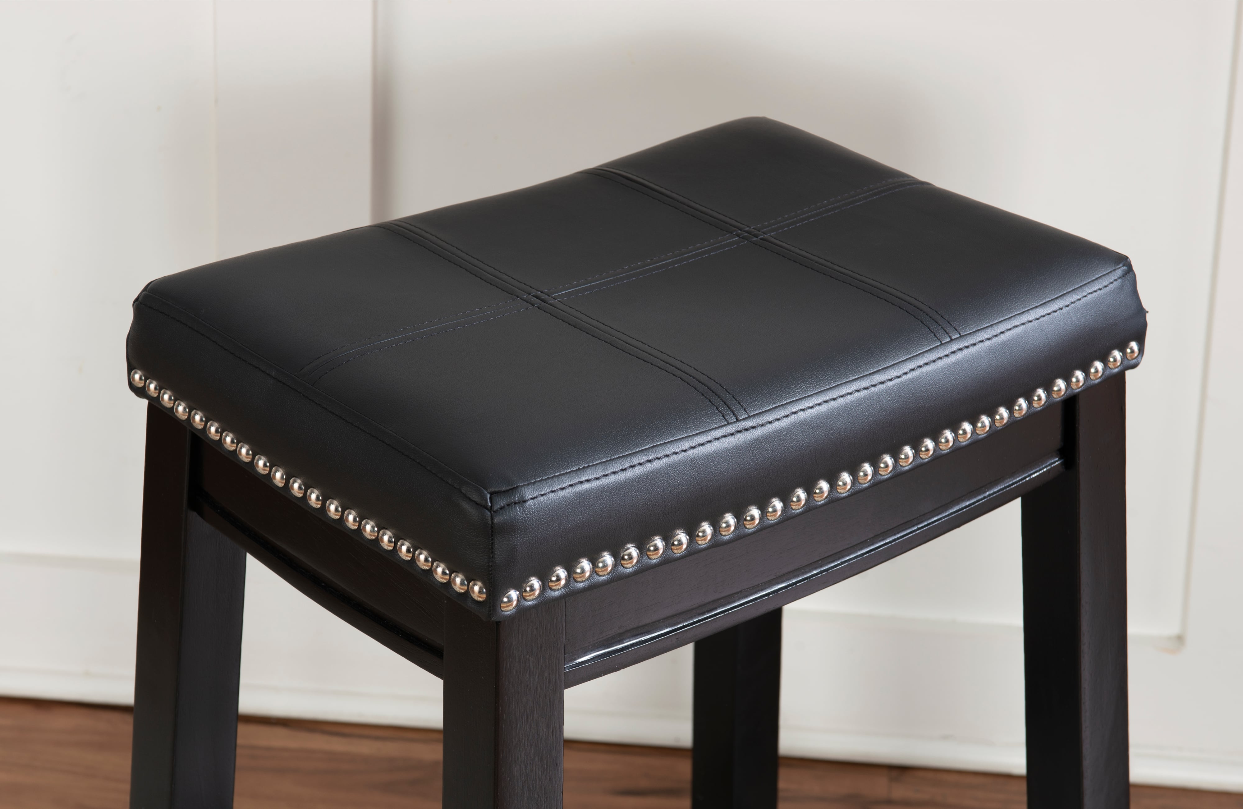 Linon Claridge Upholstered Counter Stool
