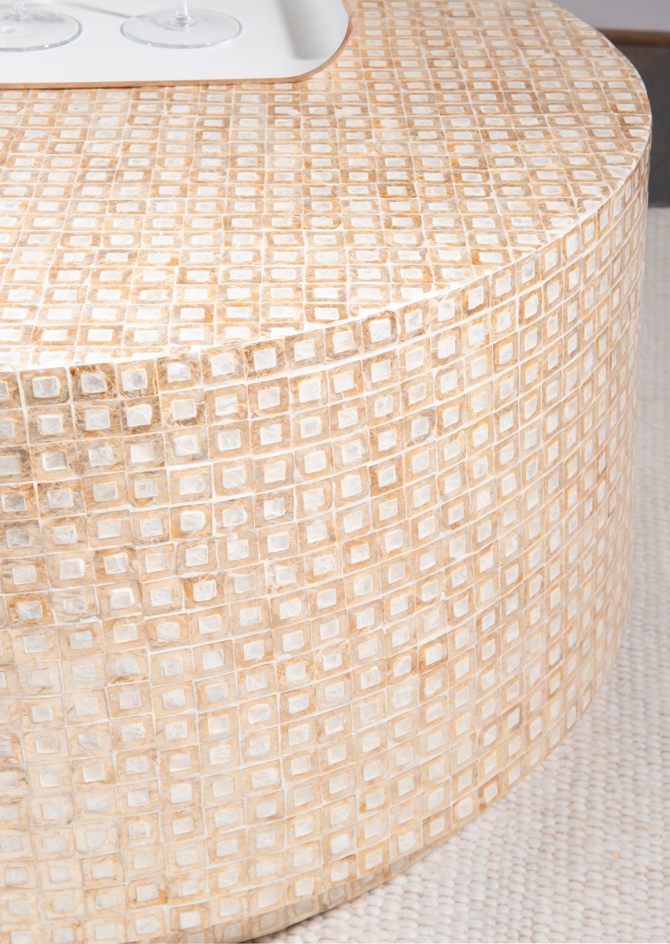 Linon Perrin Round Coffee Table