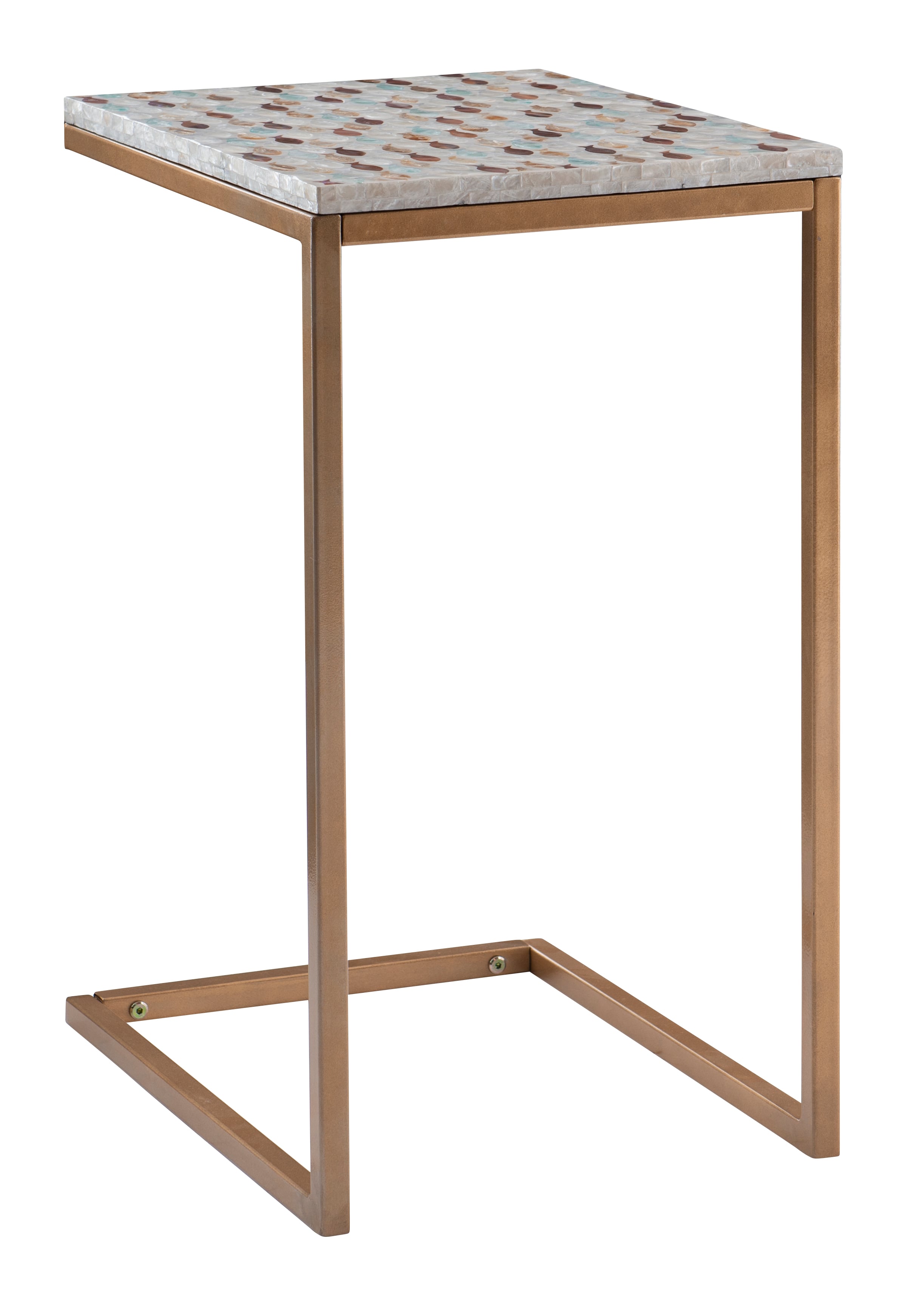  C-Shaped Accent Table 