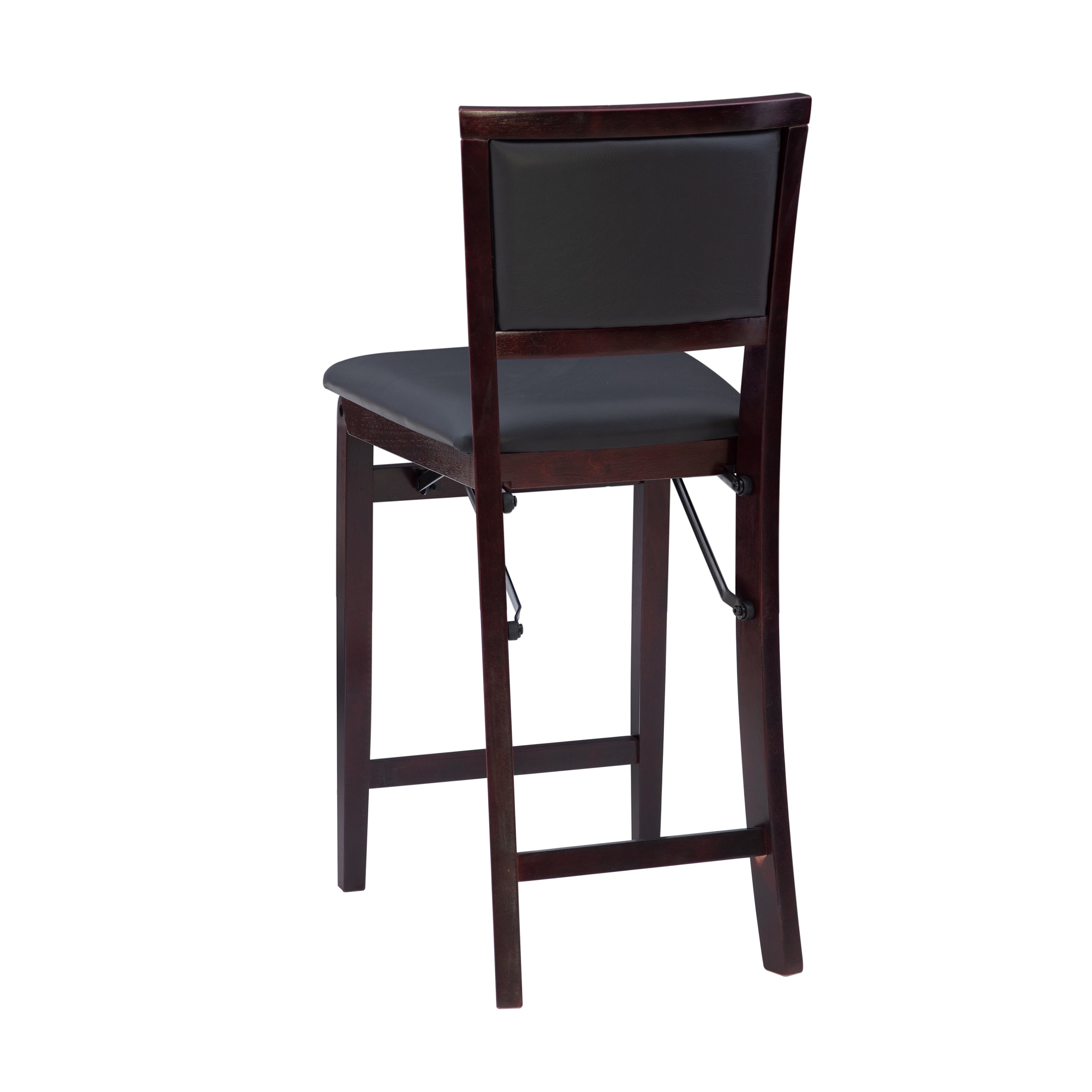 Linon Triena Pad-Back Folding Counter Stool