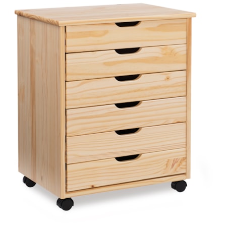 Wide Rolling Storage Cart