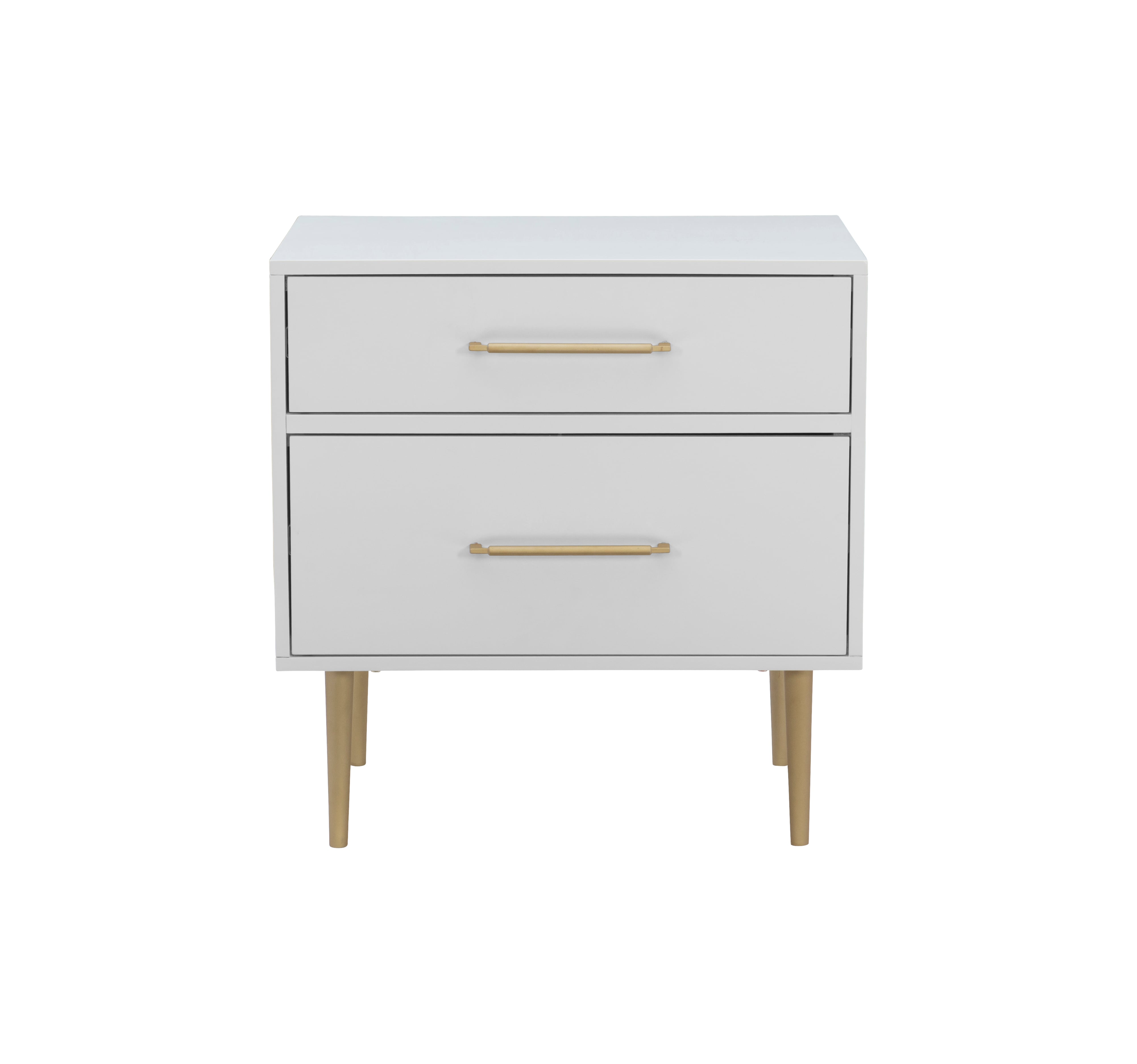 Linon GLORIA Glam 2 Drawer Night Stand