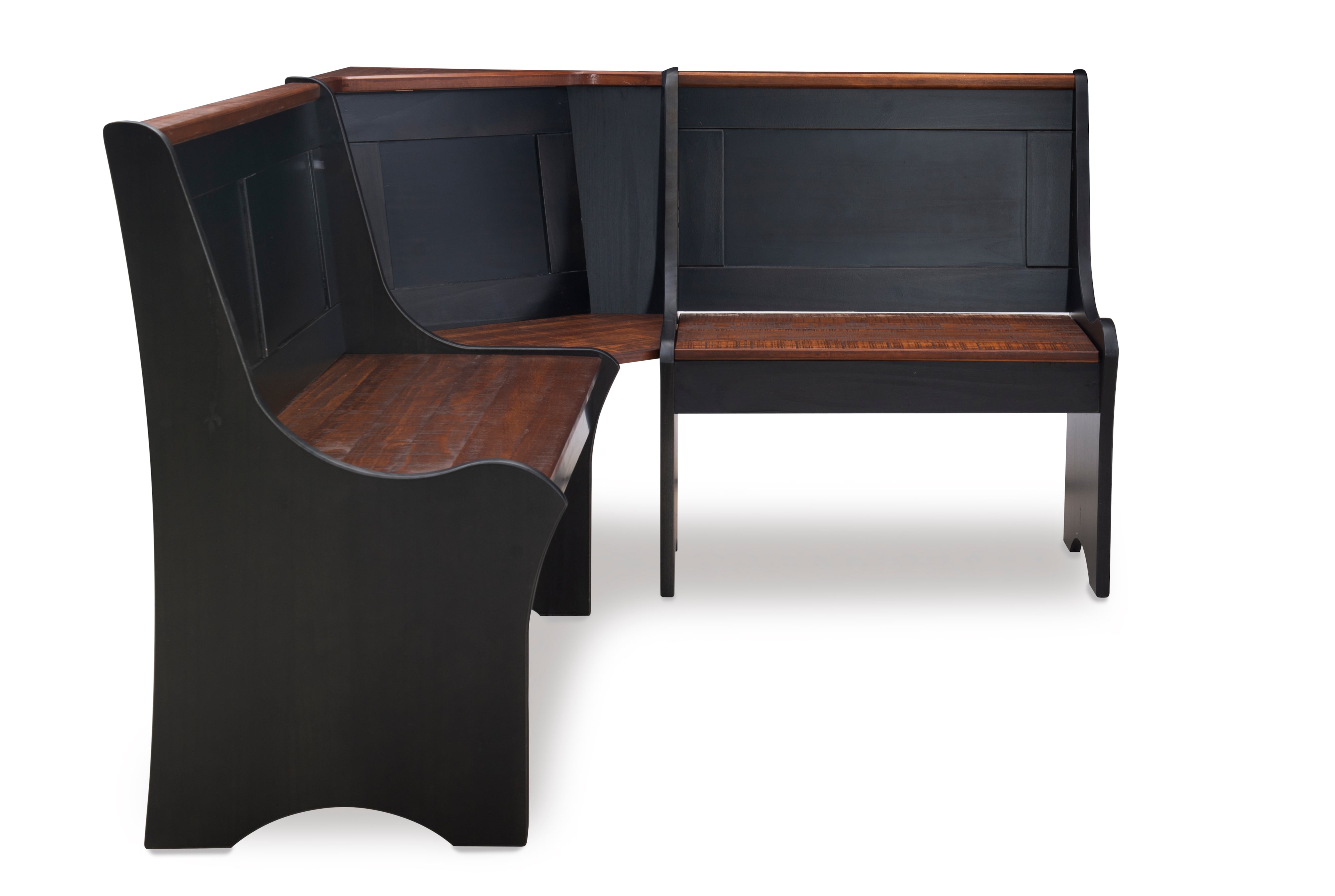 Coastal Nook Black/Walnut