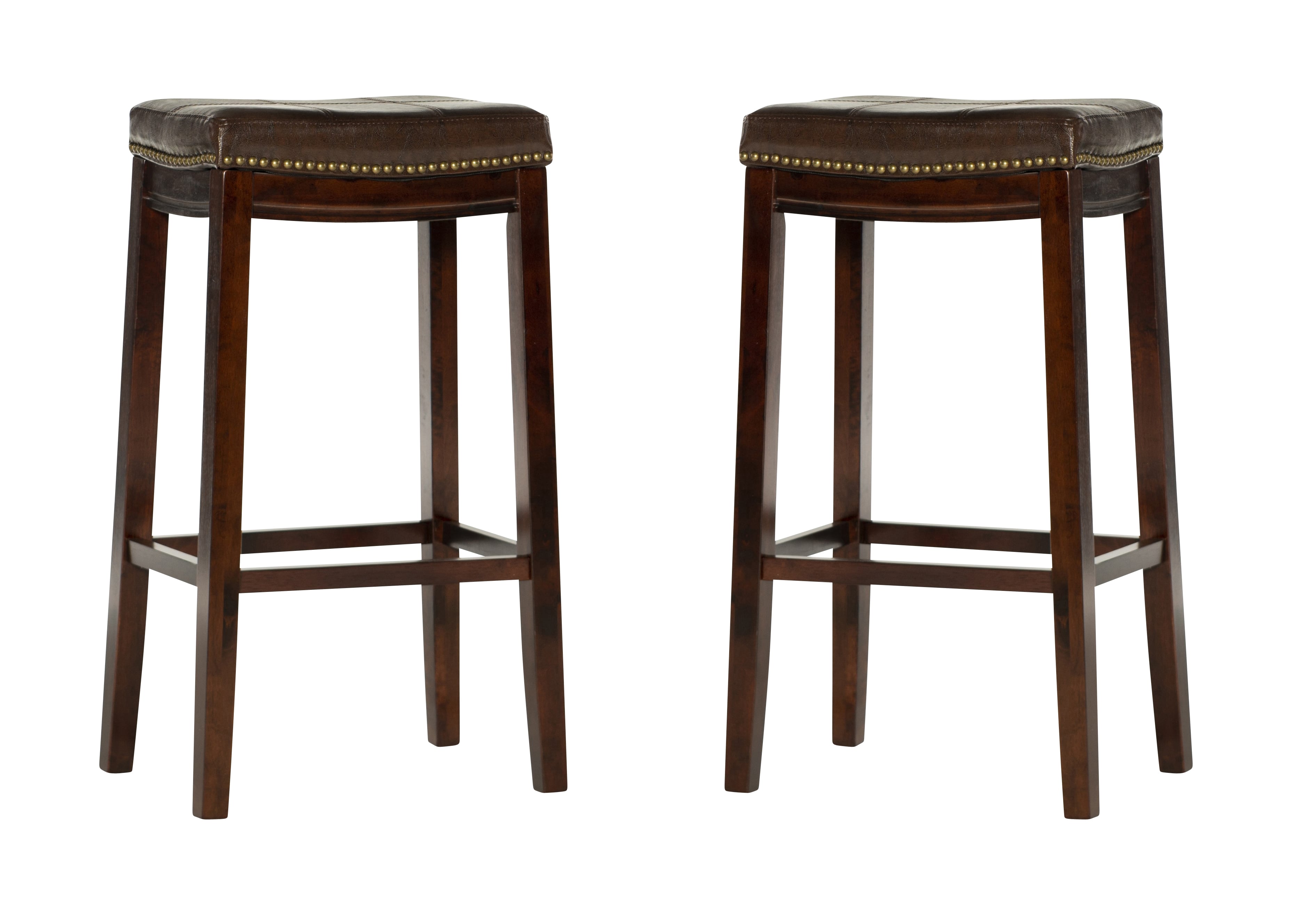 Linon Claridge Upholstered Bar Stool