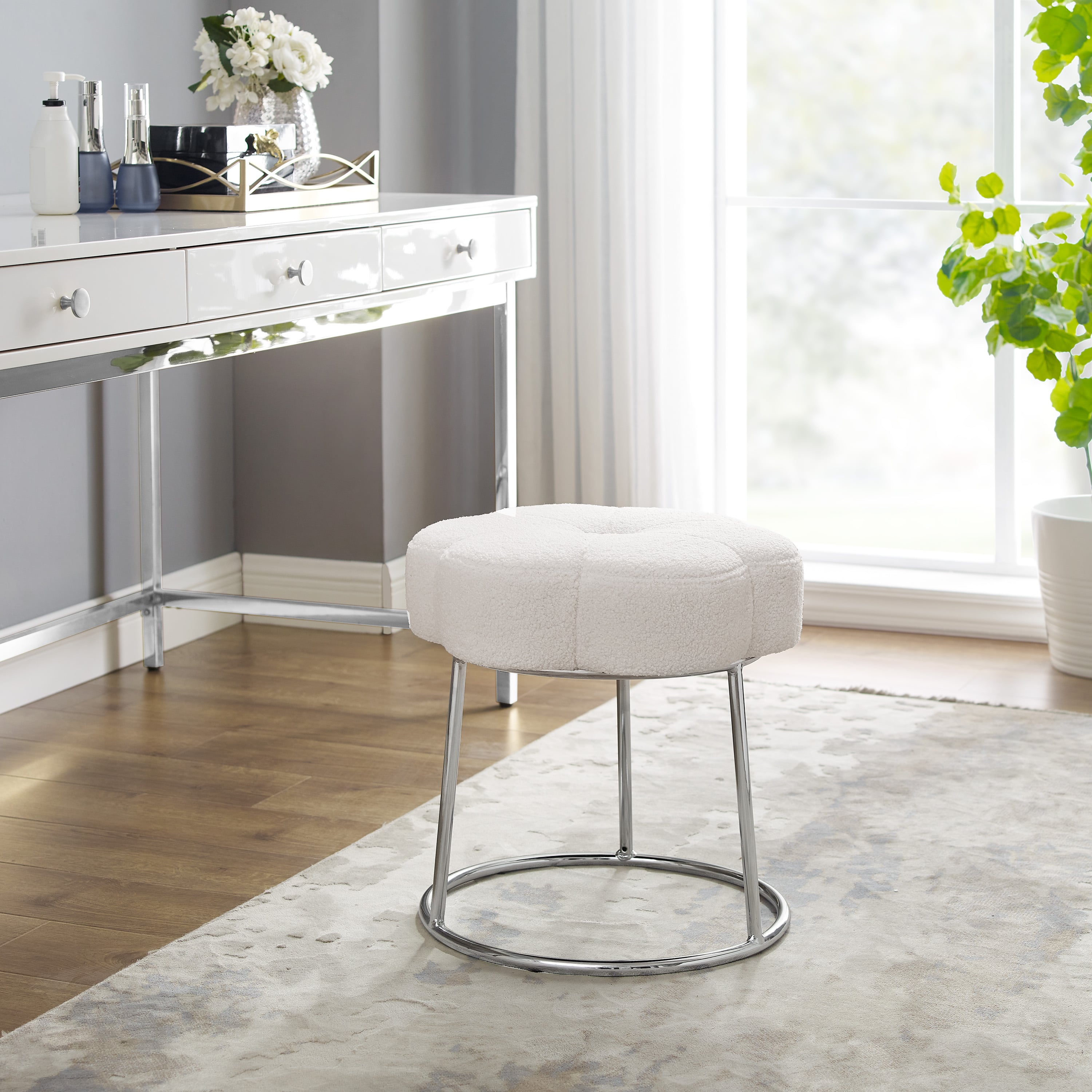 Vanity Flower Stool