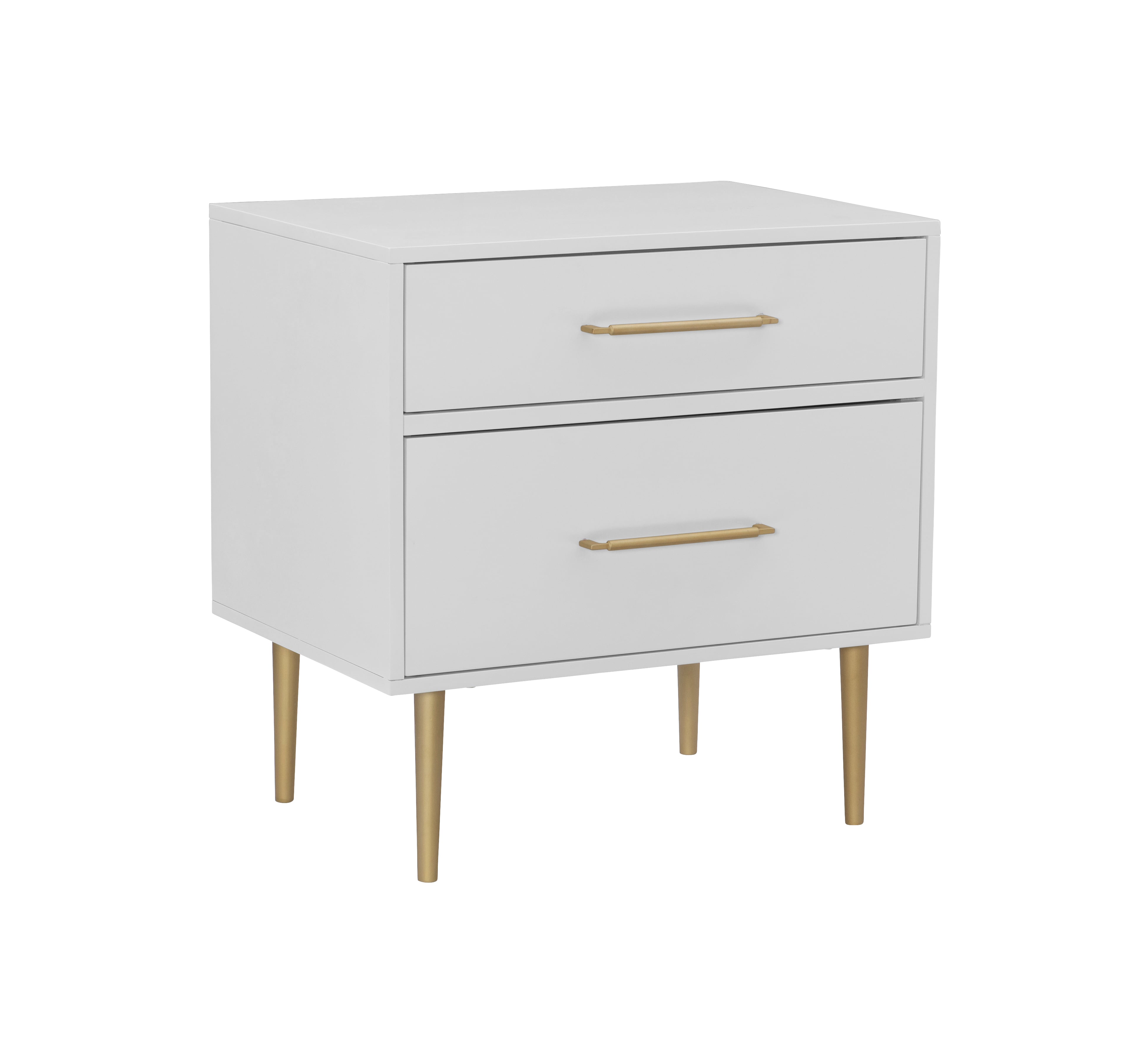 Linon GLORIA Glam 2 Drawer Night Stand