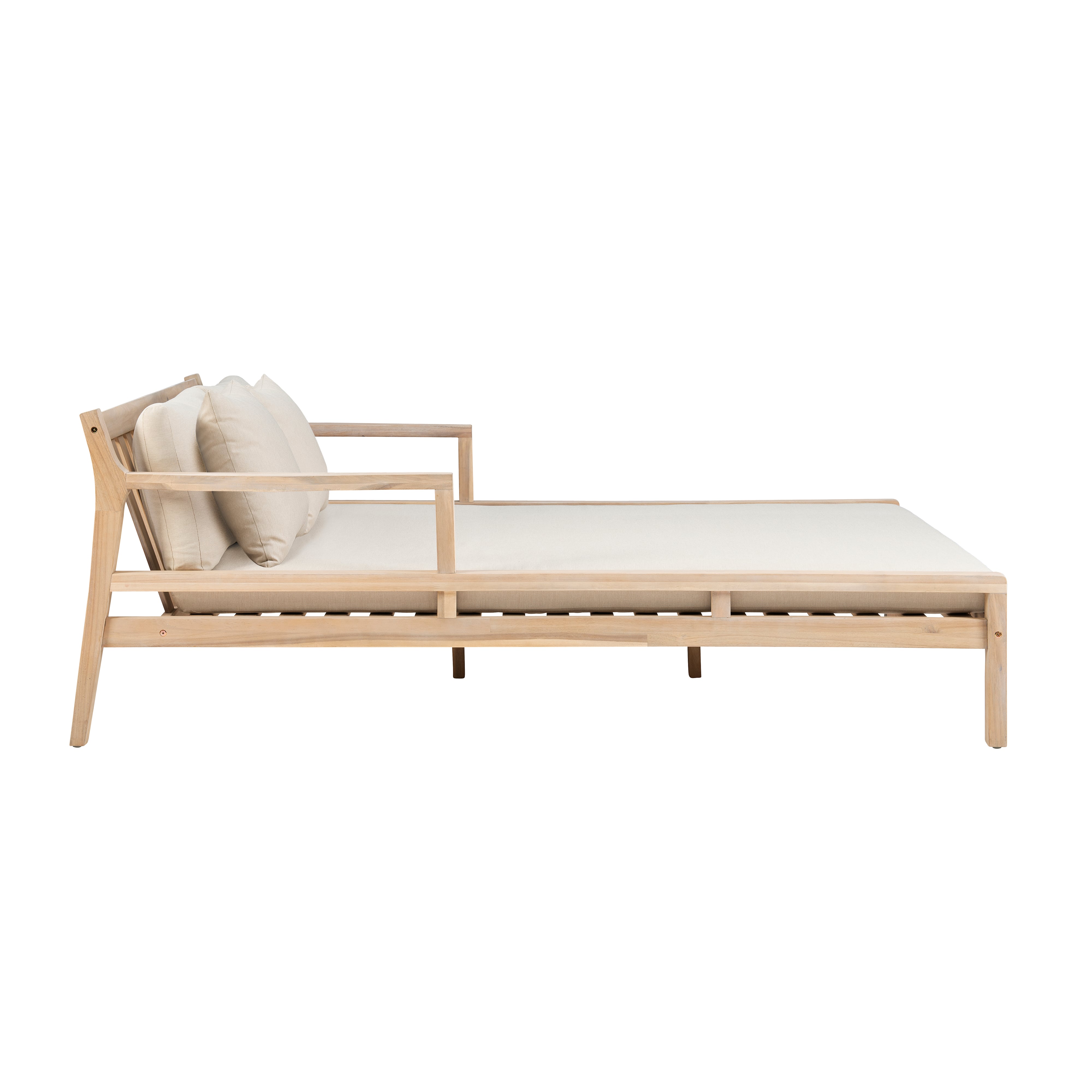 Linon Teagon Double Chaise Lounger
