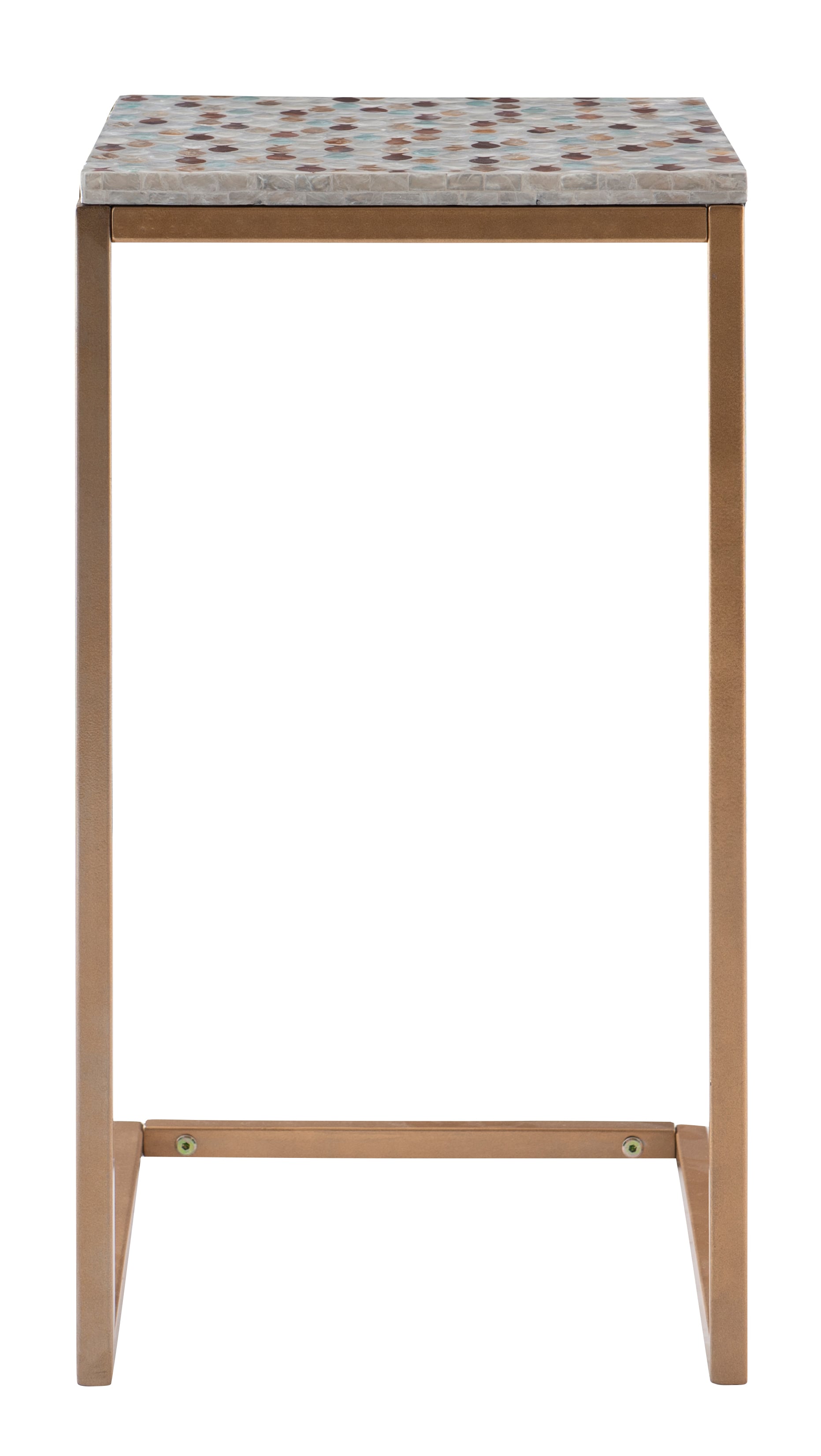  C-Shaped Accent Table 