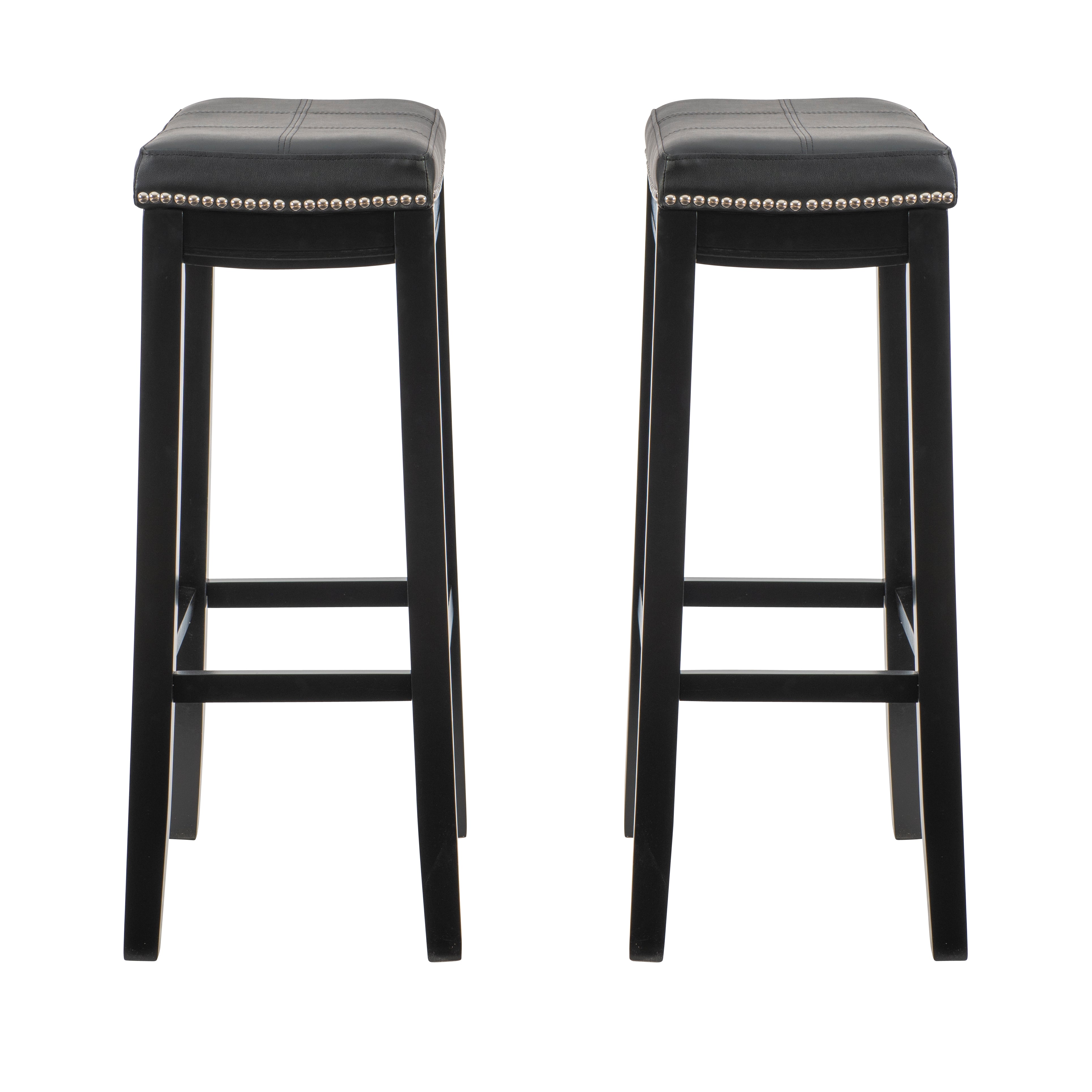Linon Claridge Upholstered Bar Stool