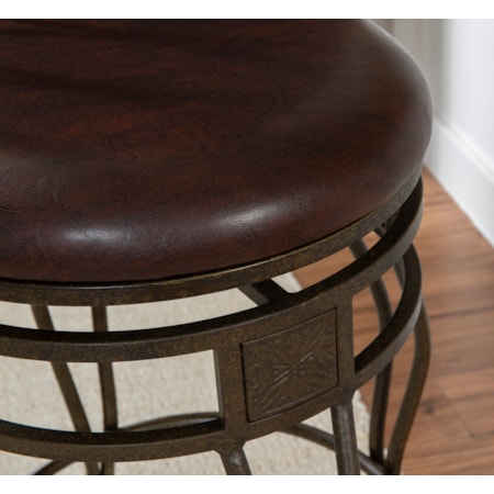 30&quot; Lattice Back Bar Stool