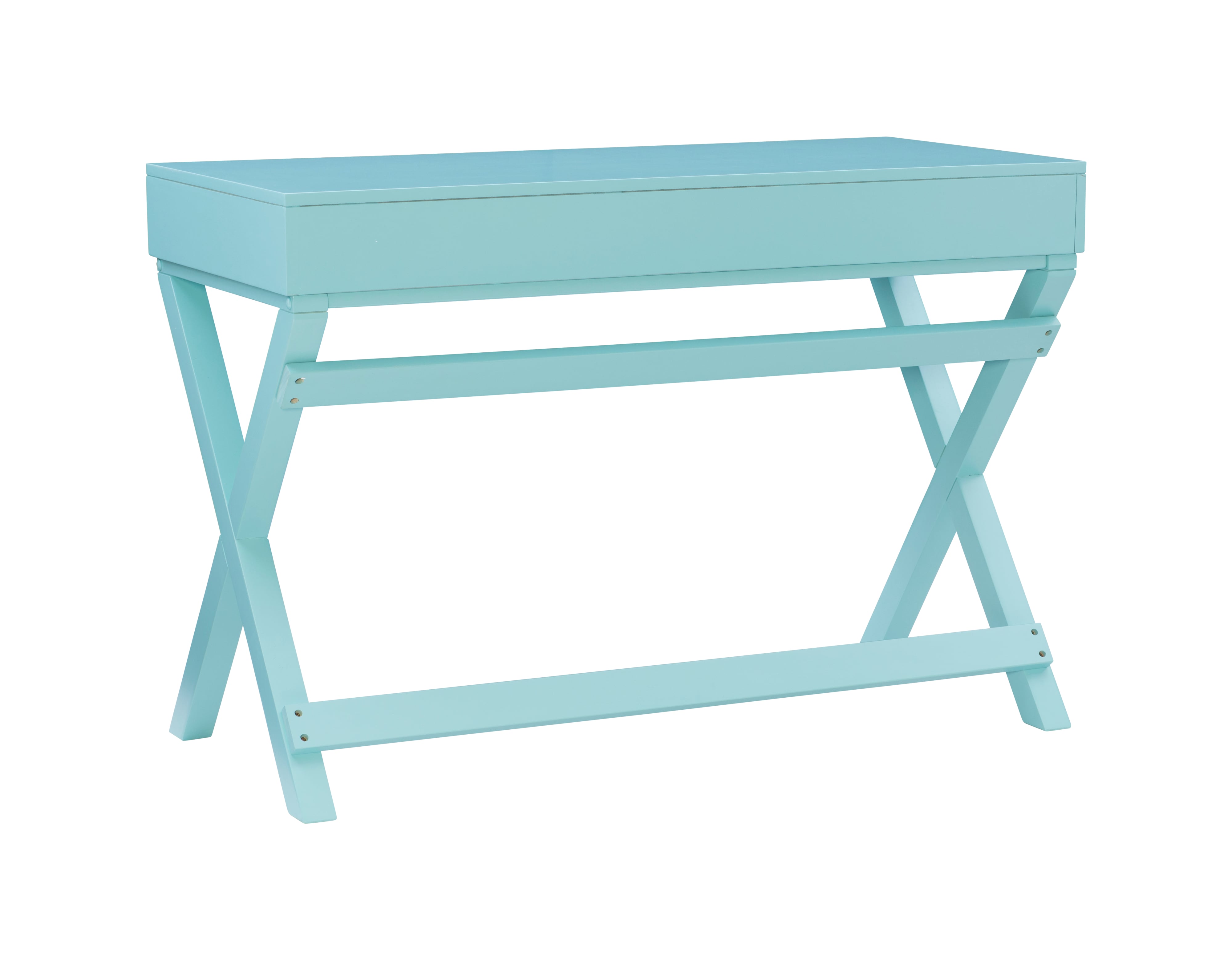 Blue 2-Drawer Writing Desk
