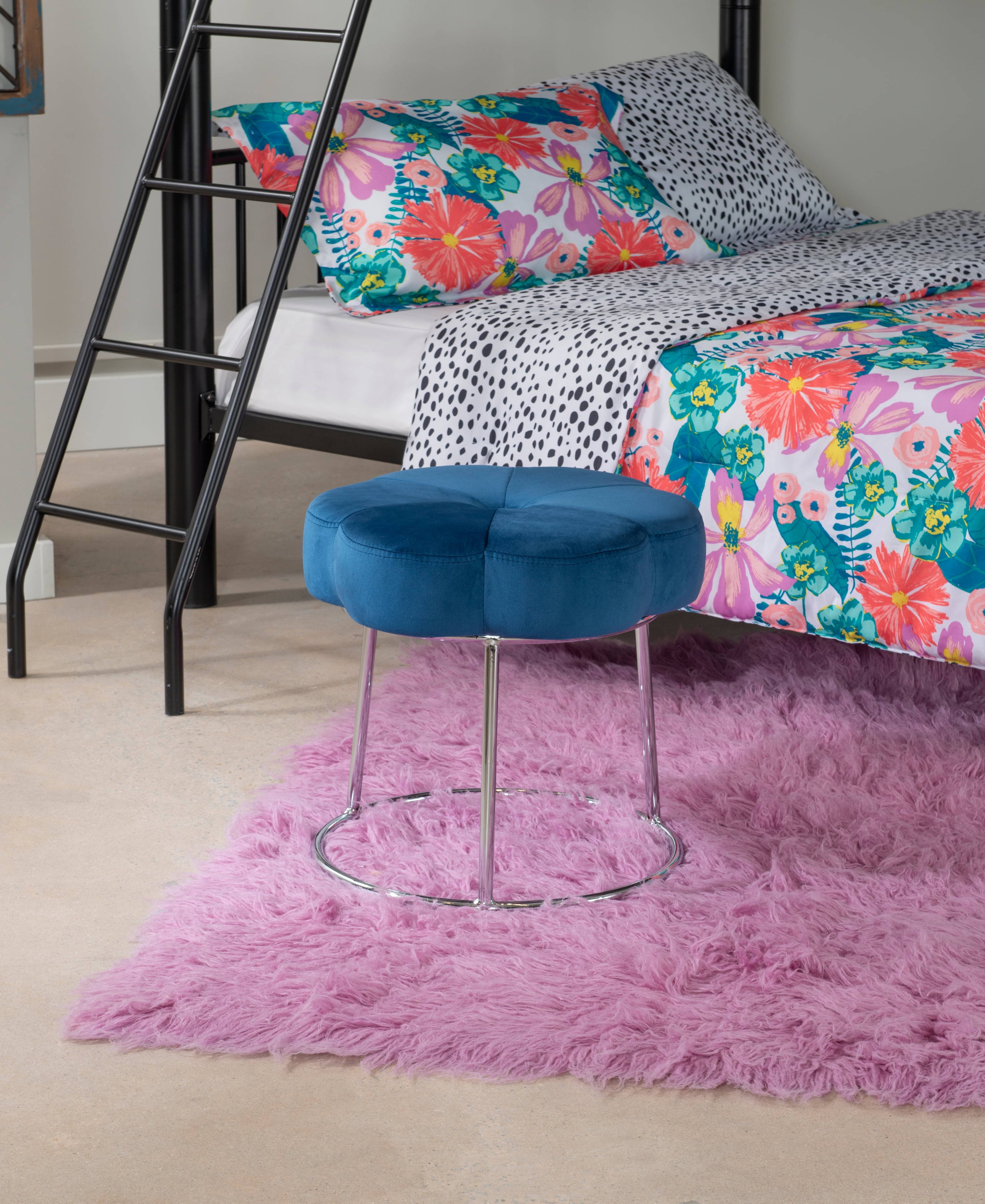 Linon Seraphina Accent Vanity Stool