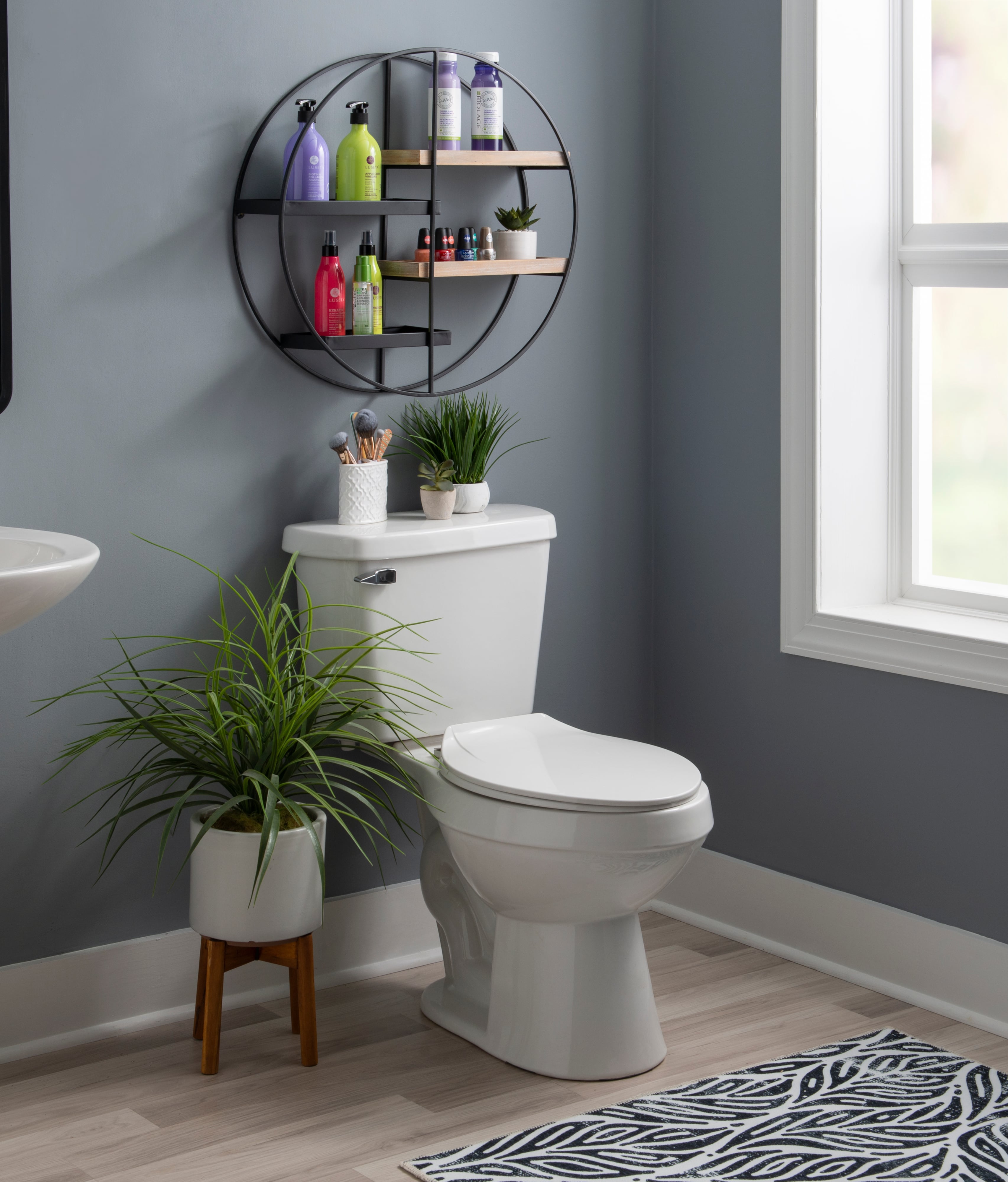 Linon Lindell 4-Shelf Wall Storage