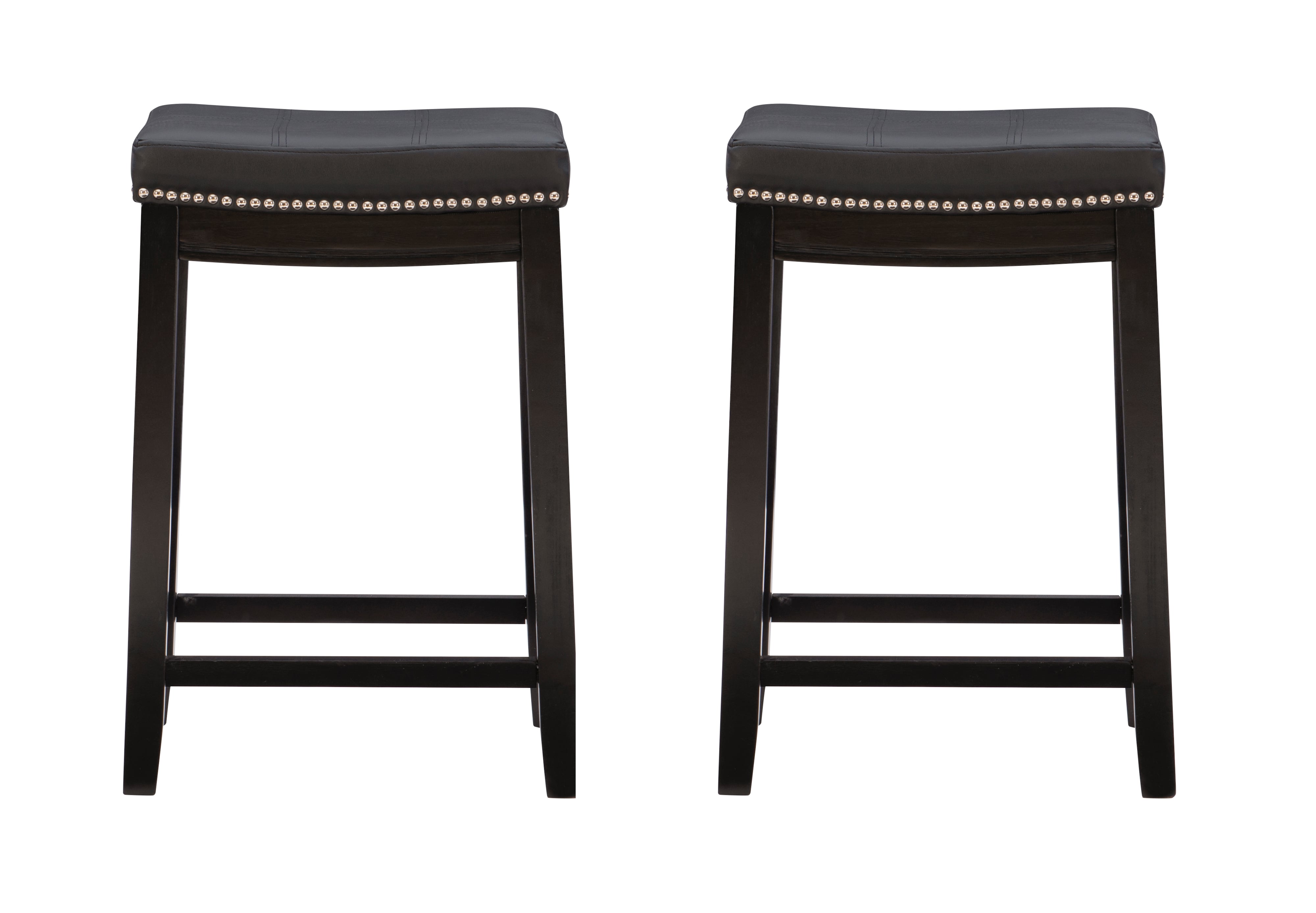 Linon Claridge Upholstered Counter Stool