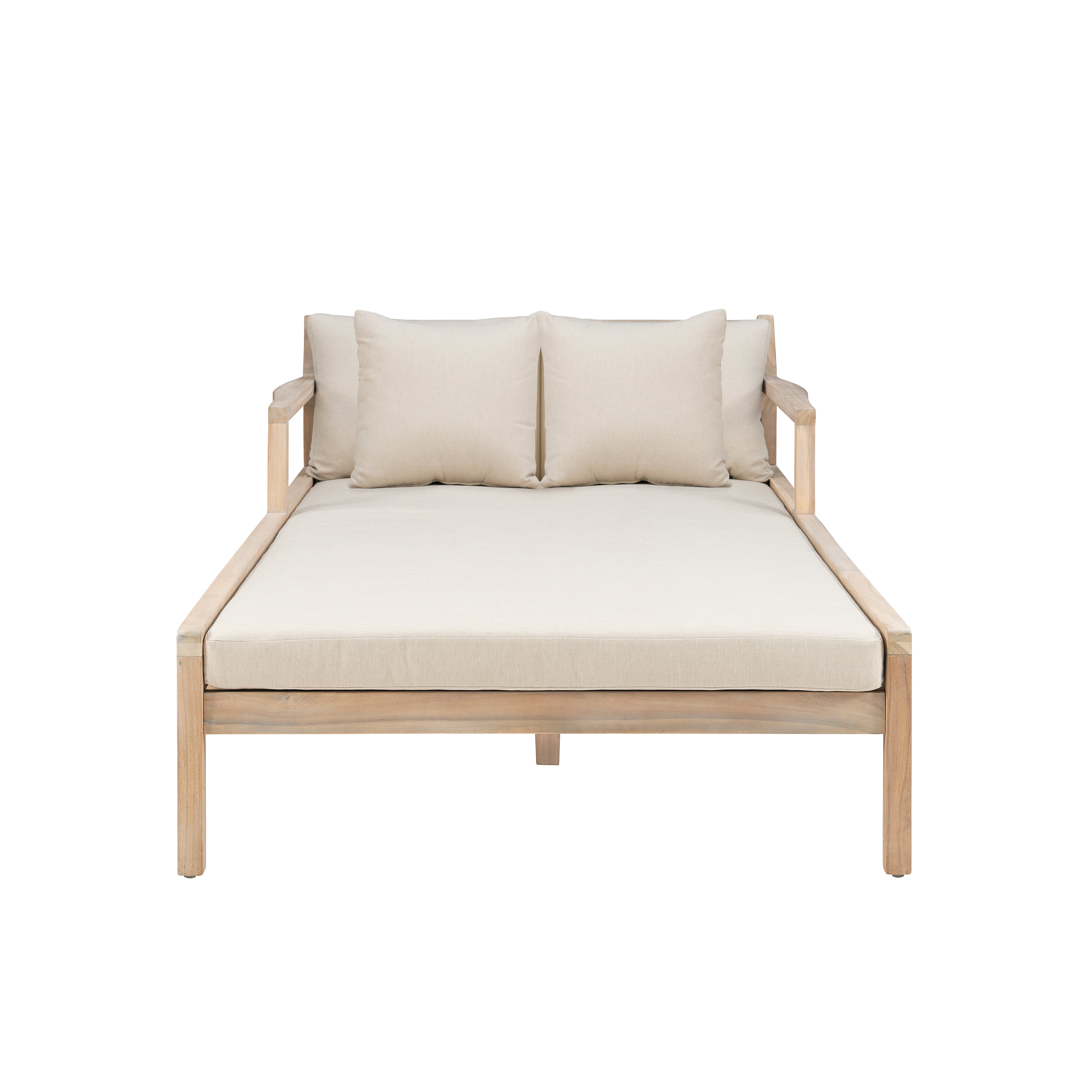 Linon Teagon Double Chaise Lounger