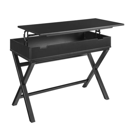 Black Lift-Top Writing Desk