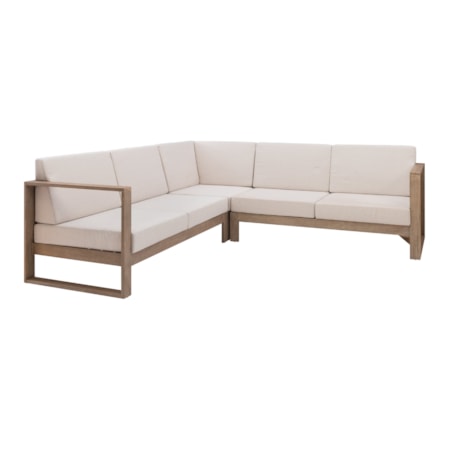 3-Piece Outdoor Sectional Sofa