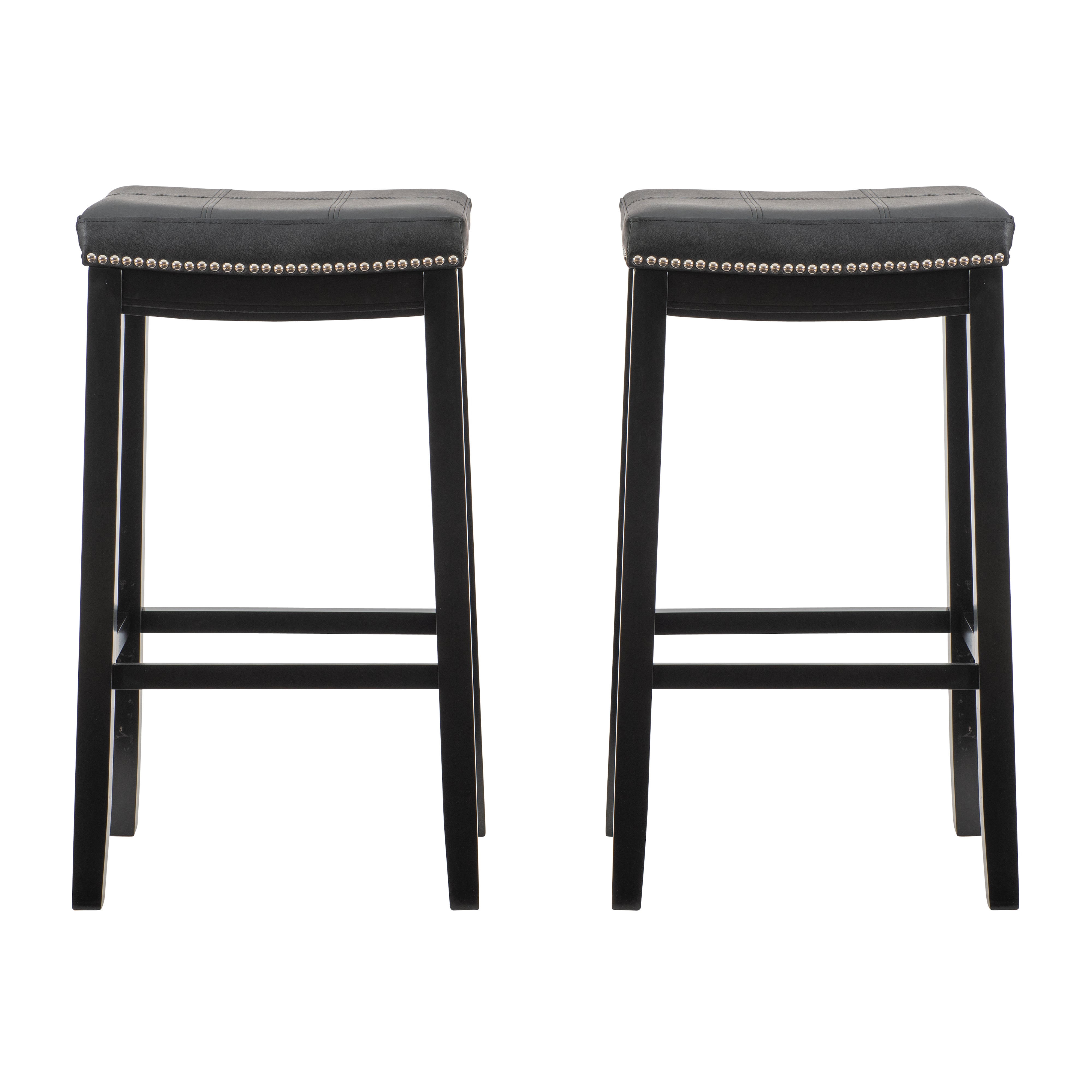 Linon Claridge Upholstered Bar Stool