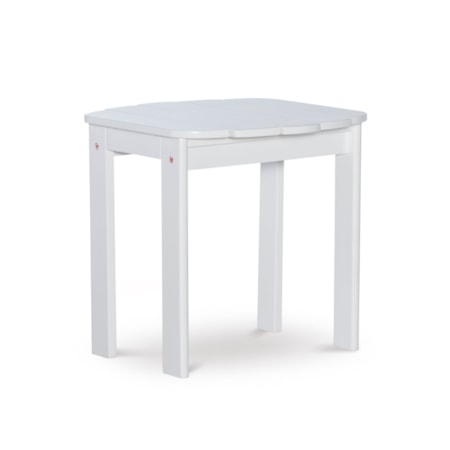 Adirondack End Table White