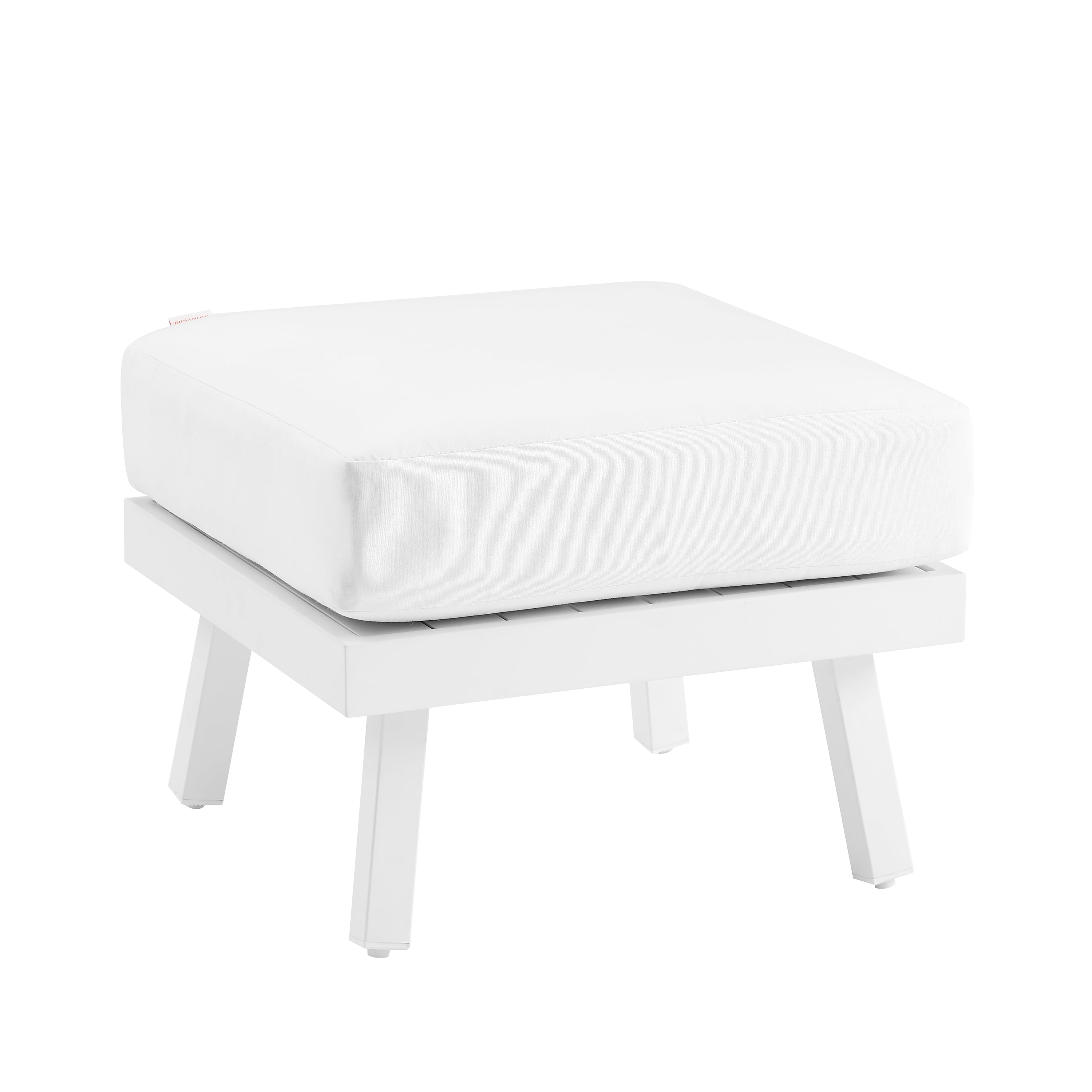 Alora Alum Ottoman