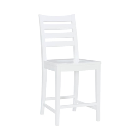 Felicia Counter Stool White