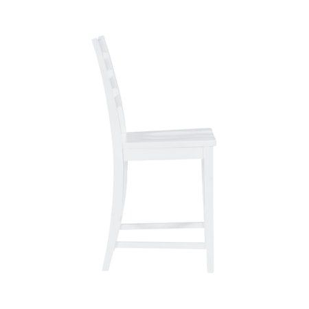 Felicia Counter Stool White