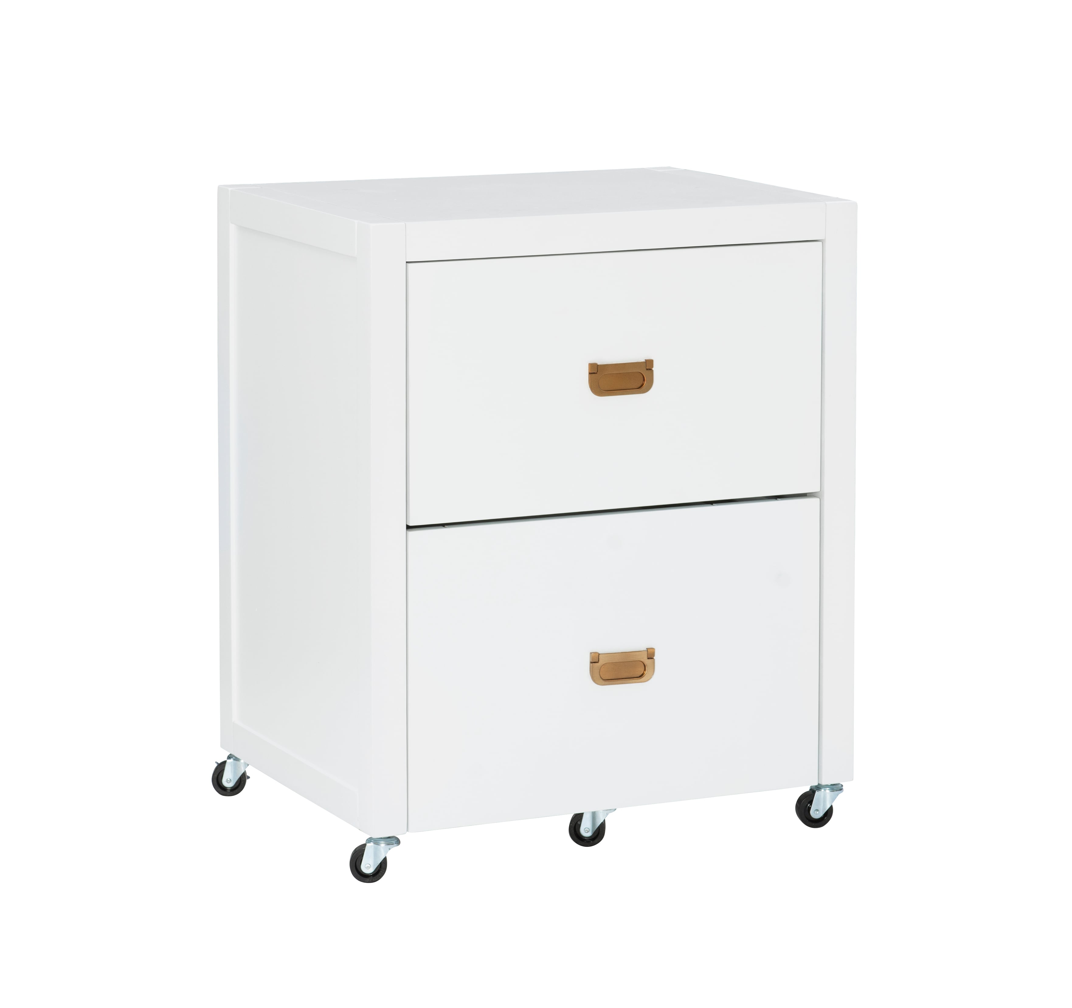 White 2-Drawer Filing Cabinet