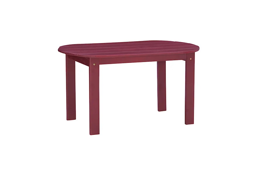 Adirondack Adirondack Coffee Table Red by Linon at Lynn's Furniture & Mattress