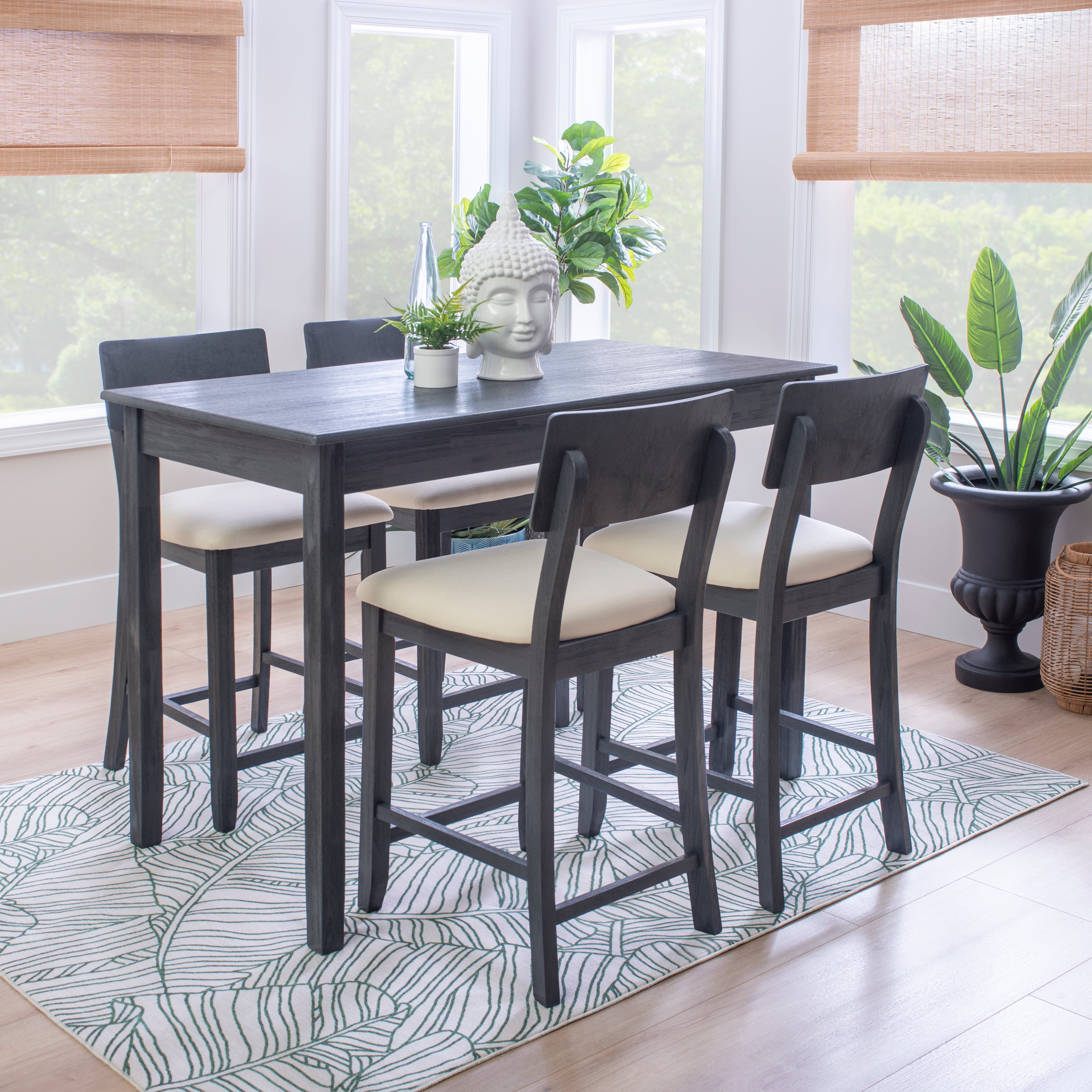 5-Piece Tavern Counter Height Dining Set