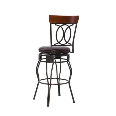 30&quot; O &amp; X Back Bar Stool