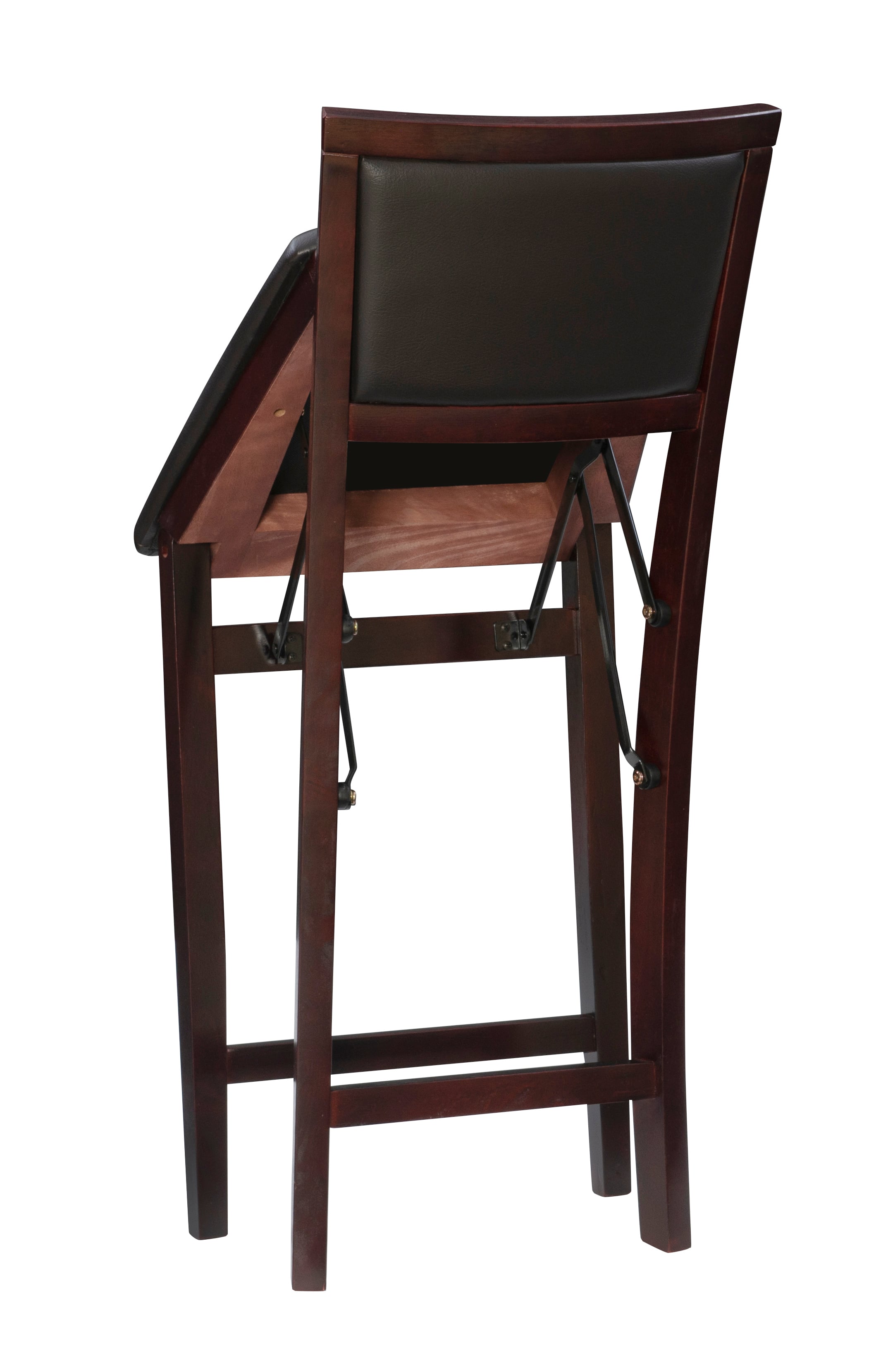 Linon Triena Pad-Back Folding Counter Stool