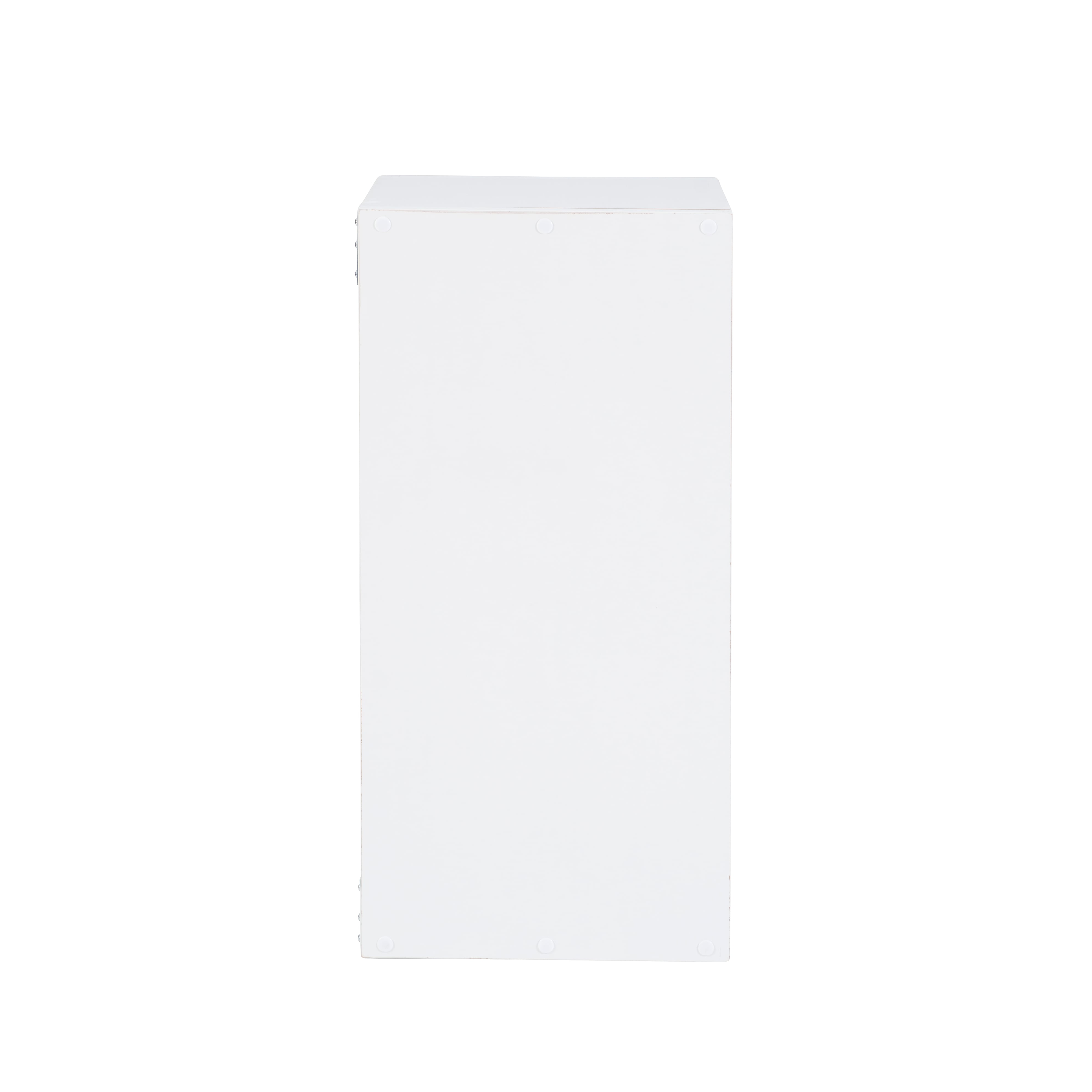 White Storage Cabinet with Shelving