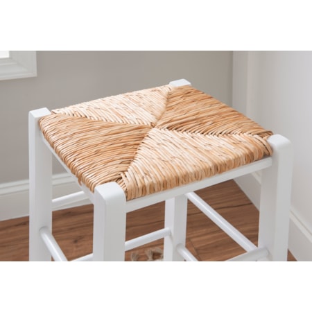 Venezia Backless Bar Stool Wht