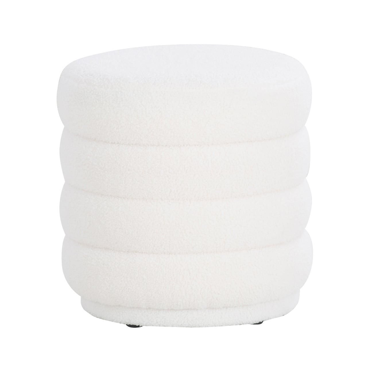 Round Upholstered Ottoman