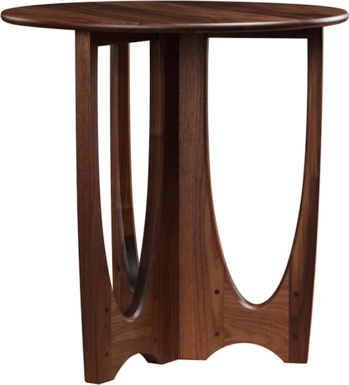 Mid-Century Modern Round End Table