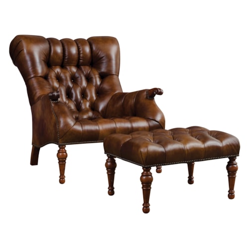 Leopold’s Chair & Ottoman Set